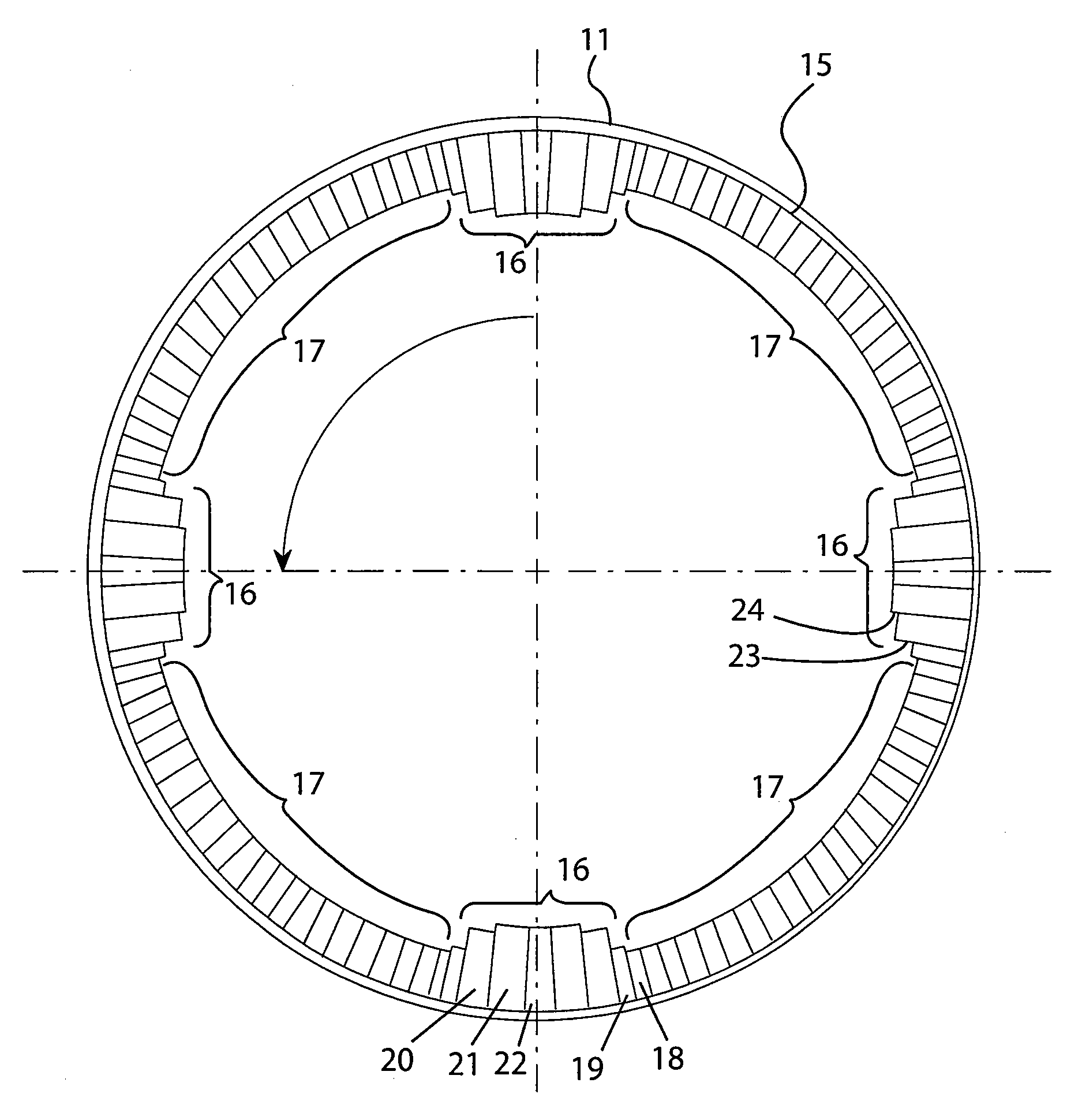Rotary kiln lining and method