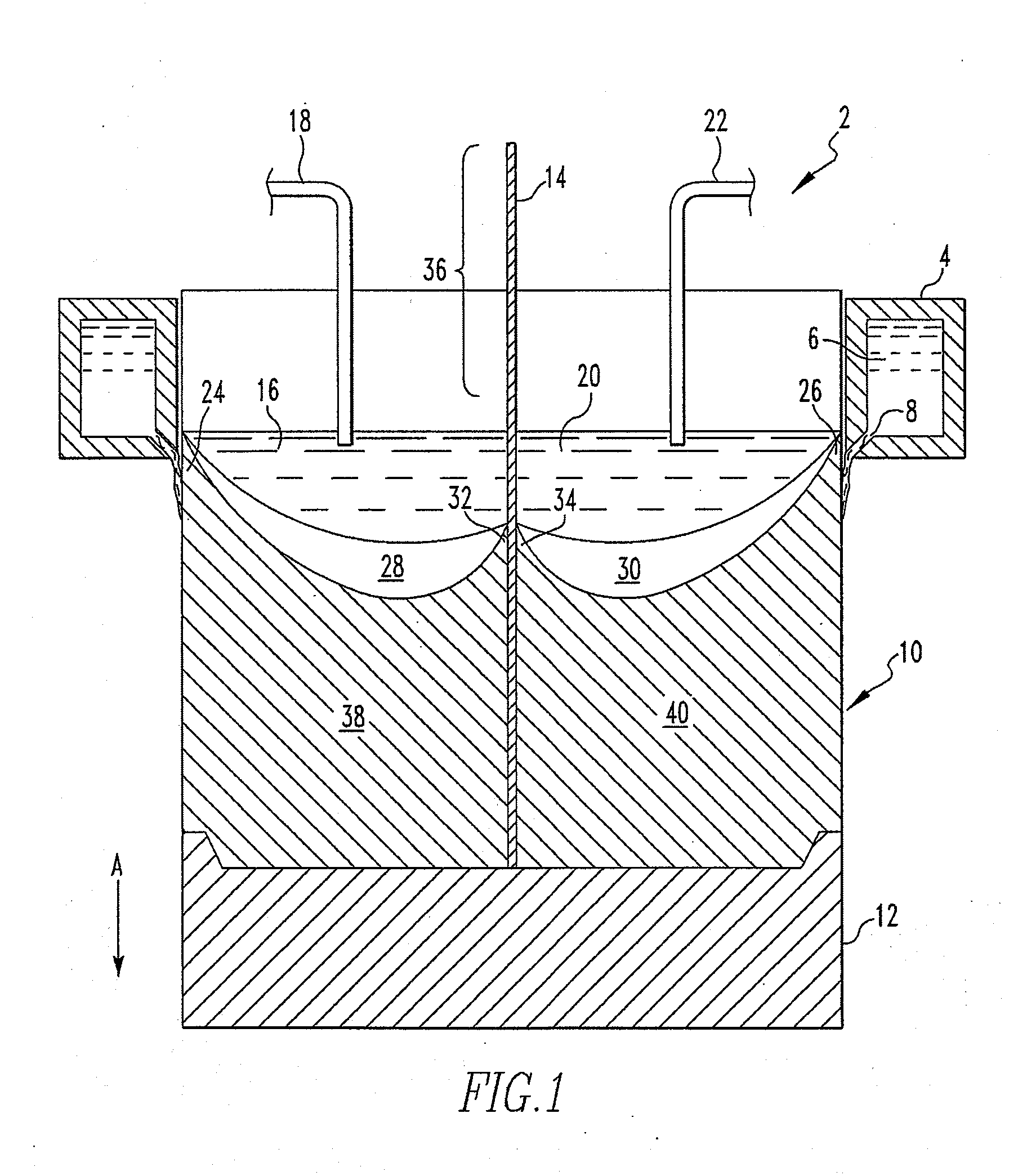 Simultaneous multi-alloy casting