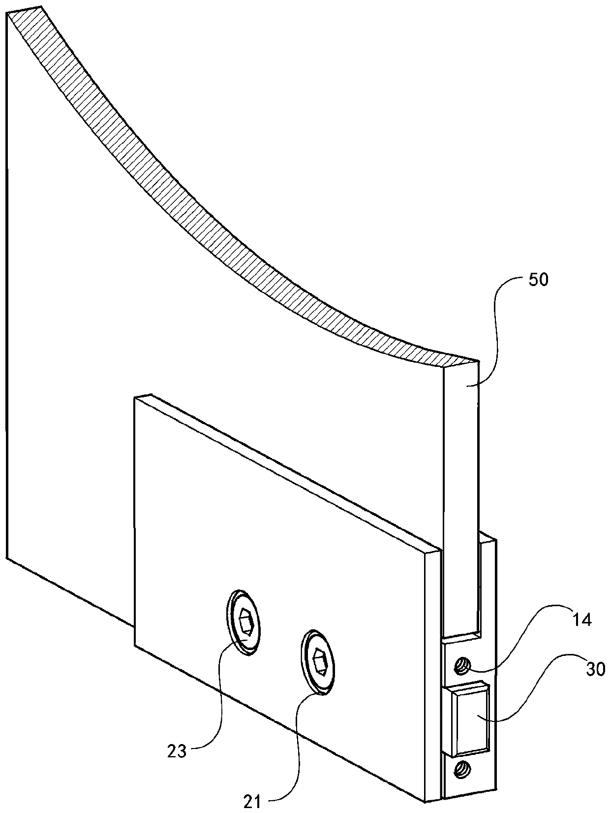 Positioner of bidirectional glass sliding door