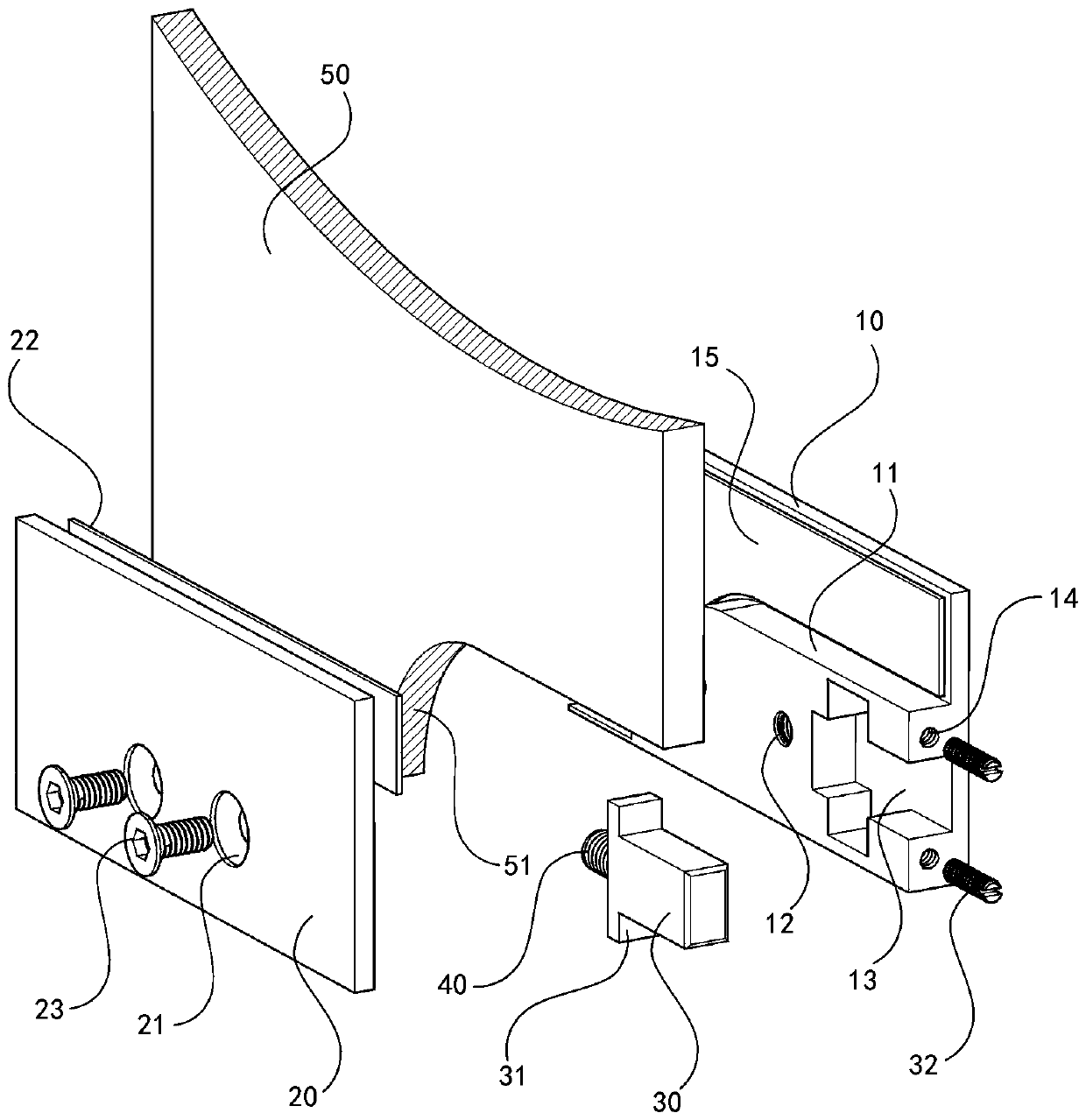 Positioner of bidirectional glass sliding door