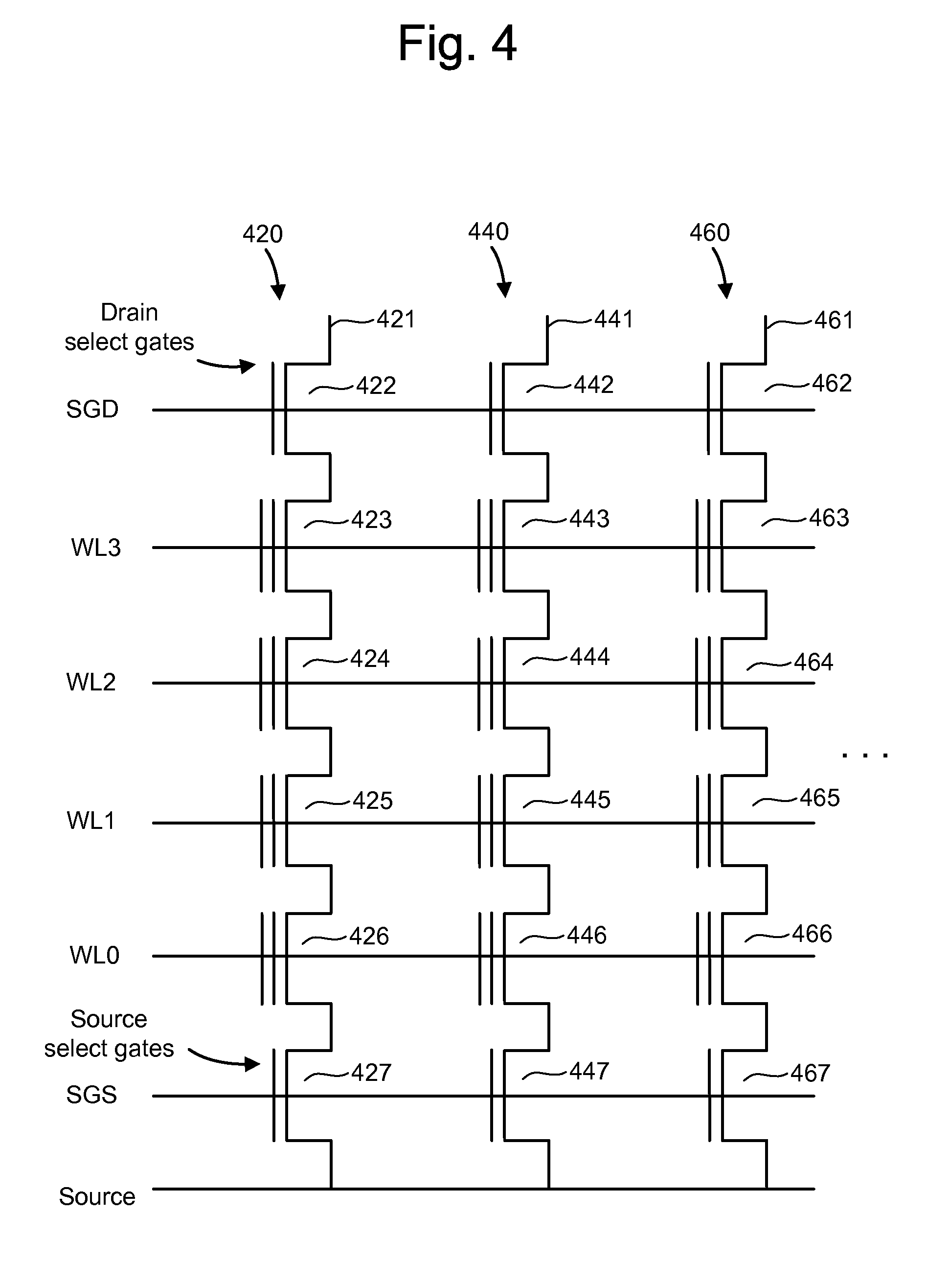 System for increasing programming speed for non-volatile memory by applying counter-transitioning waveforms to word lines