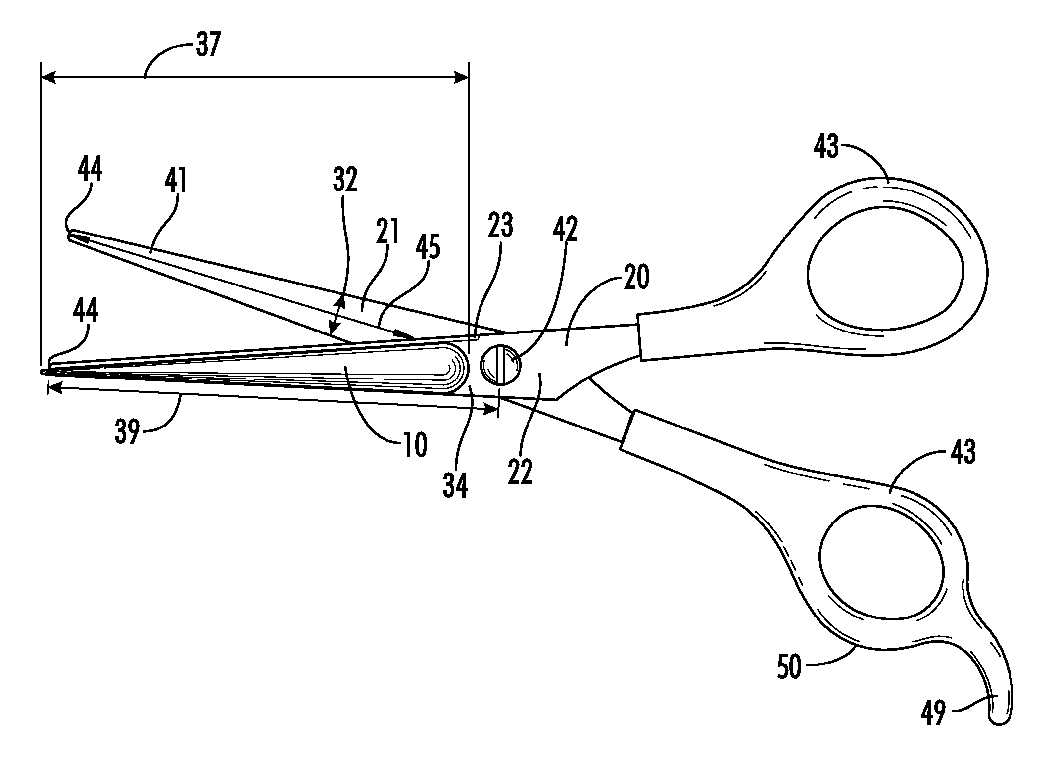 Protective riser guide for scissors