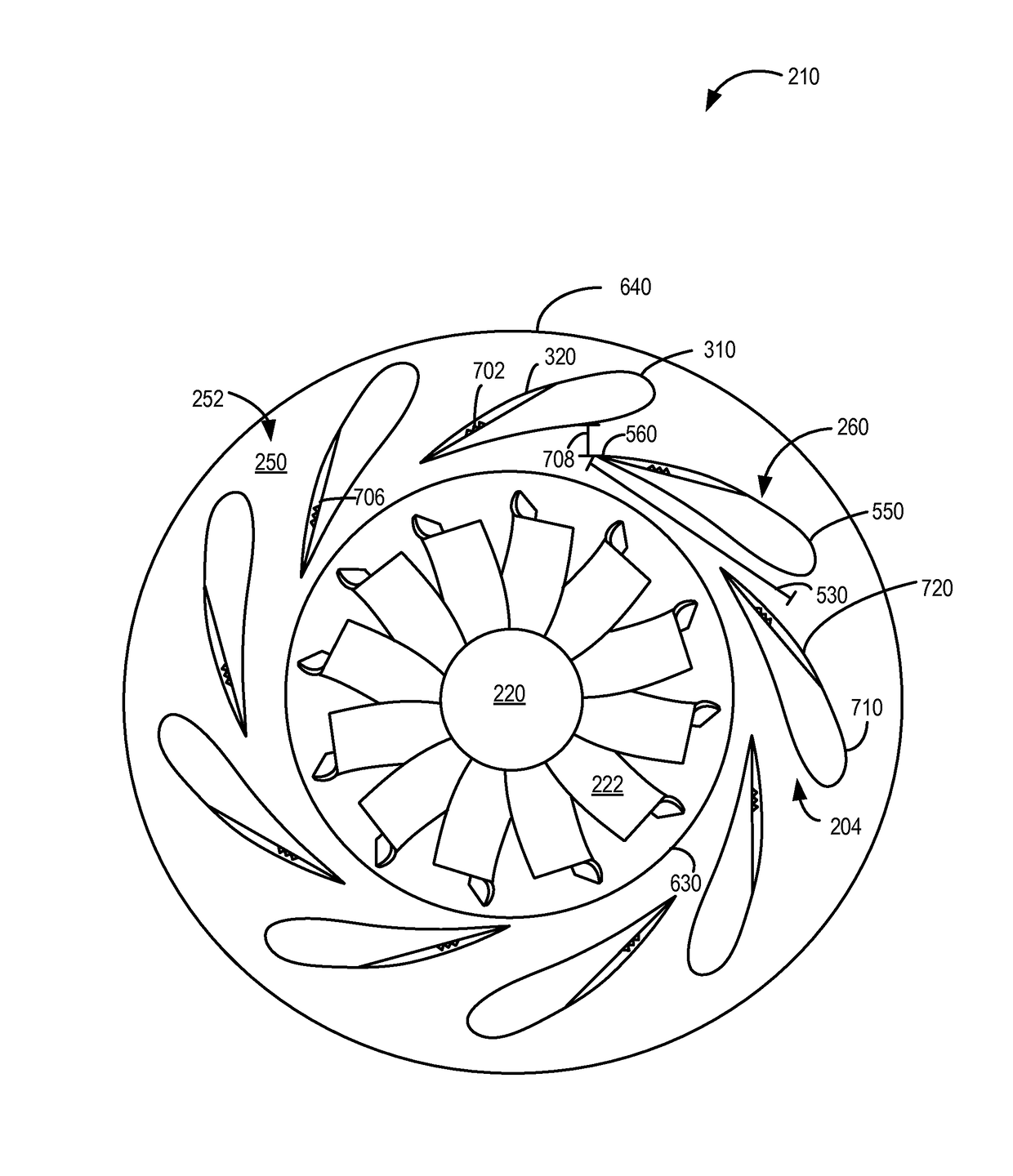 Systems and methods for a variable geometry turbine nozzle