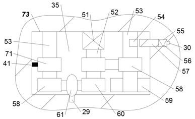 Cleaning device for conducting pickling derusting on surfaces of metal mechanical and electrical products