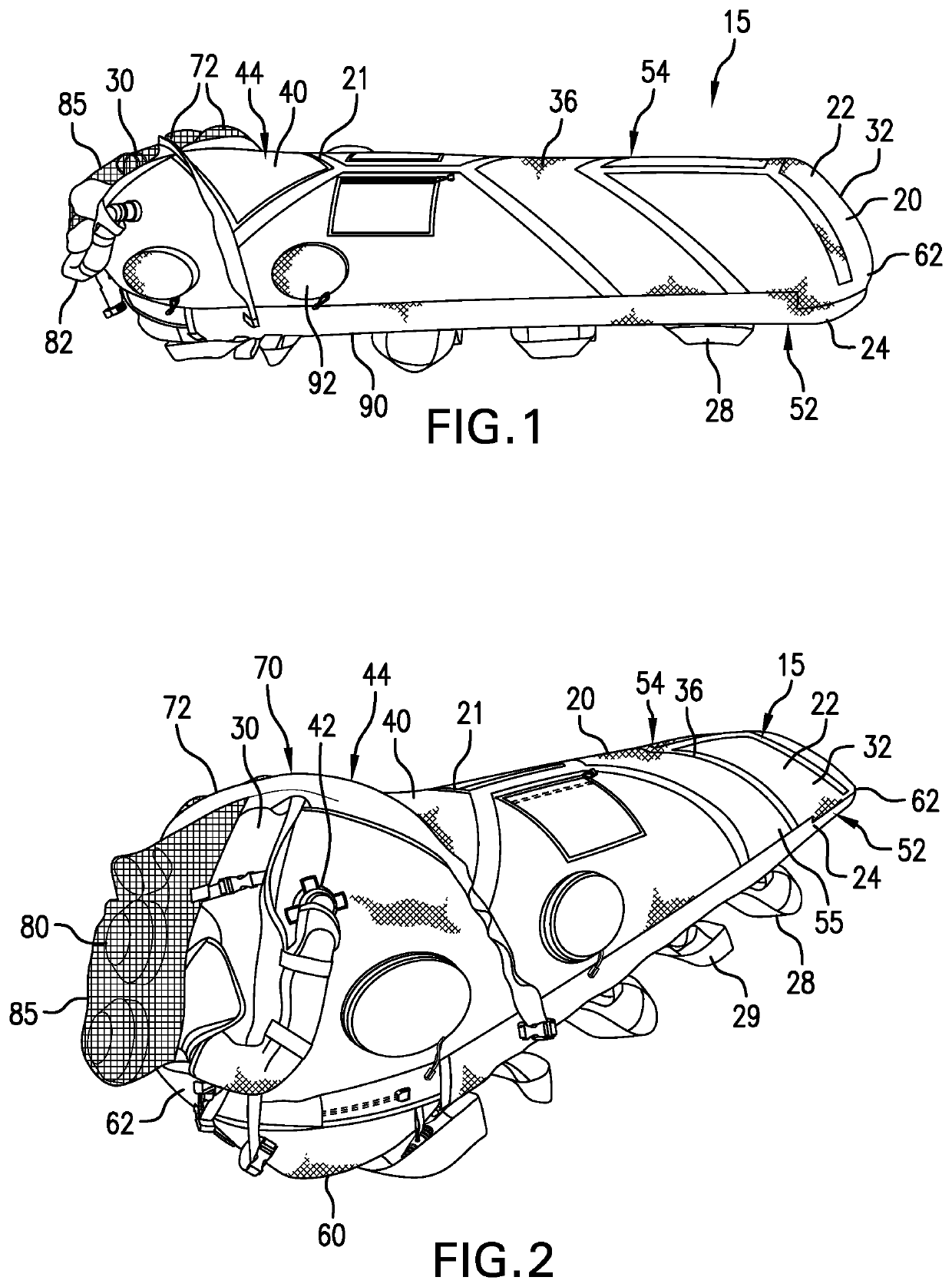 Marine rescue patient isolation apparatus