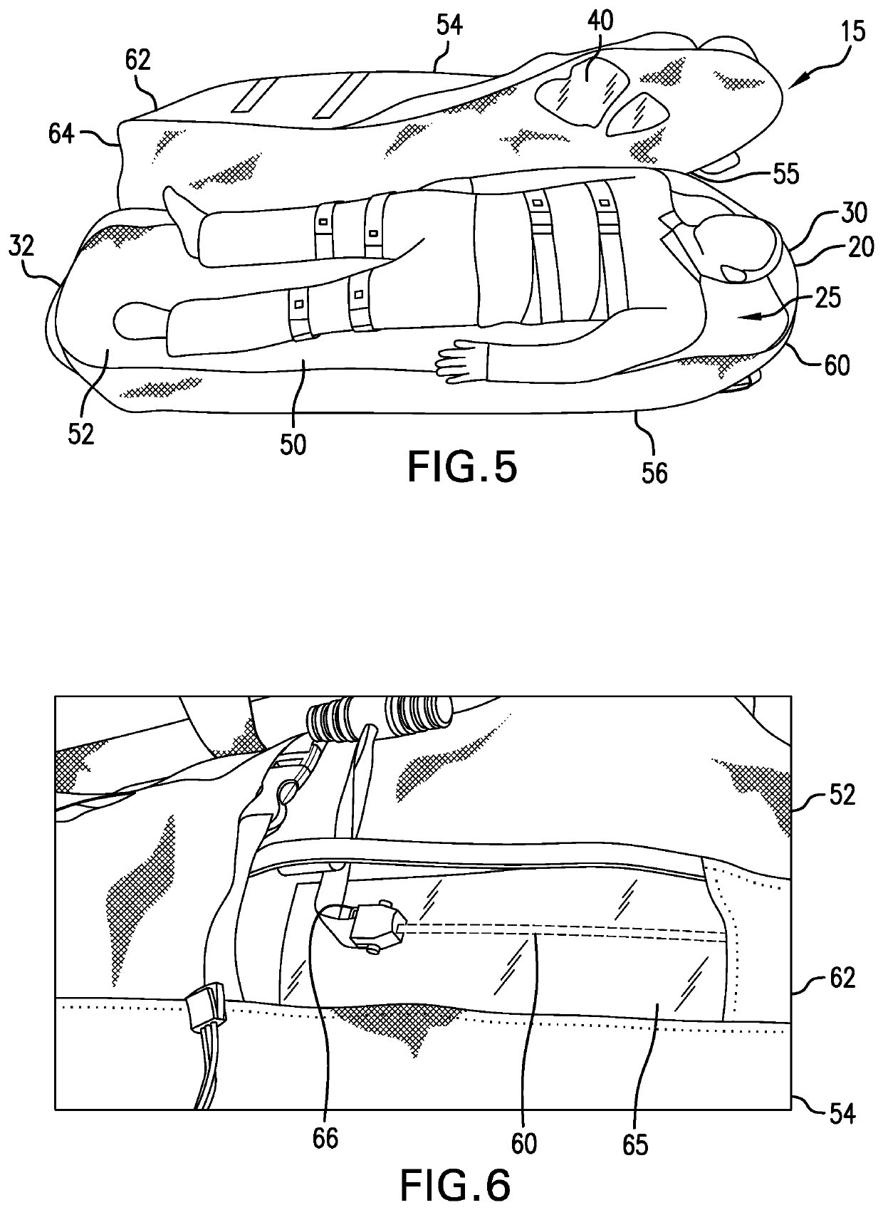 Marine rescue patient isolation apparatus