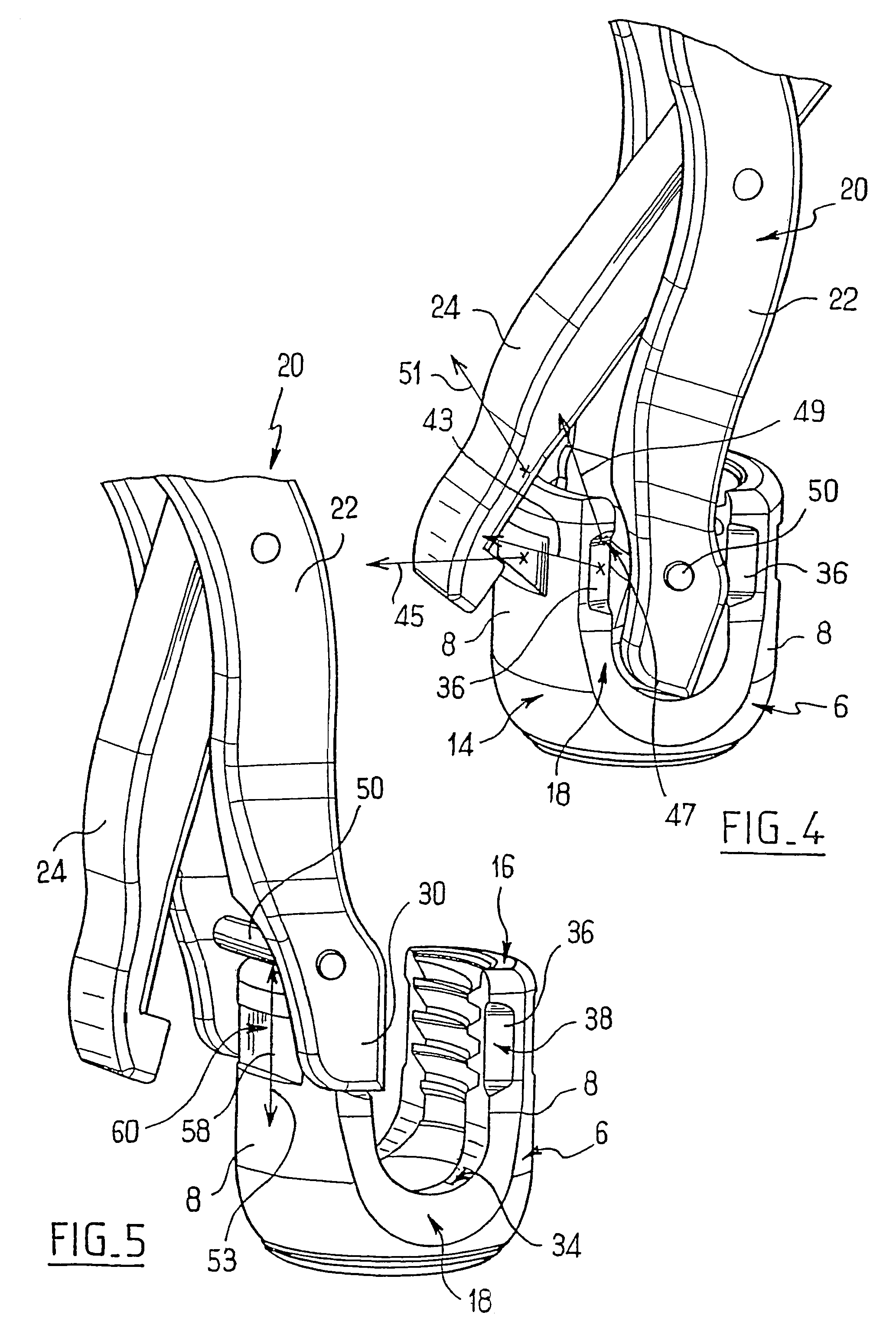 Spinal osteosynthesis assembly comprising the head of an anchoring member and a tool for fixing said head