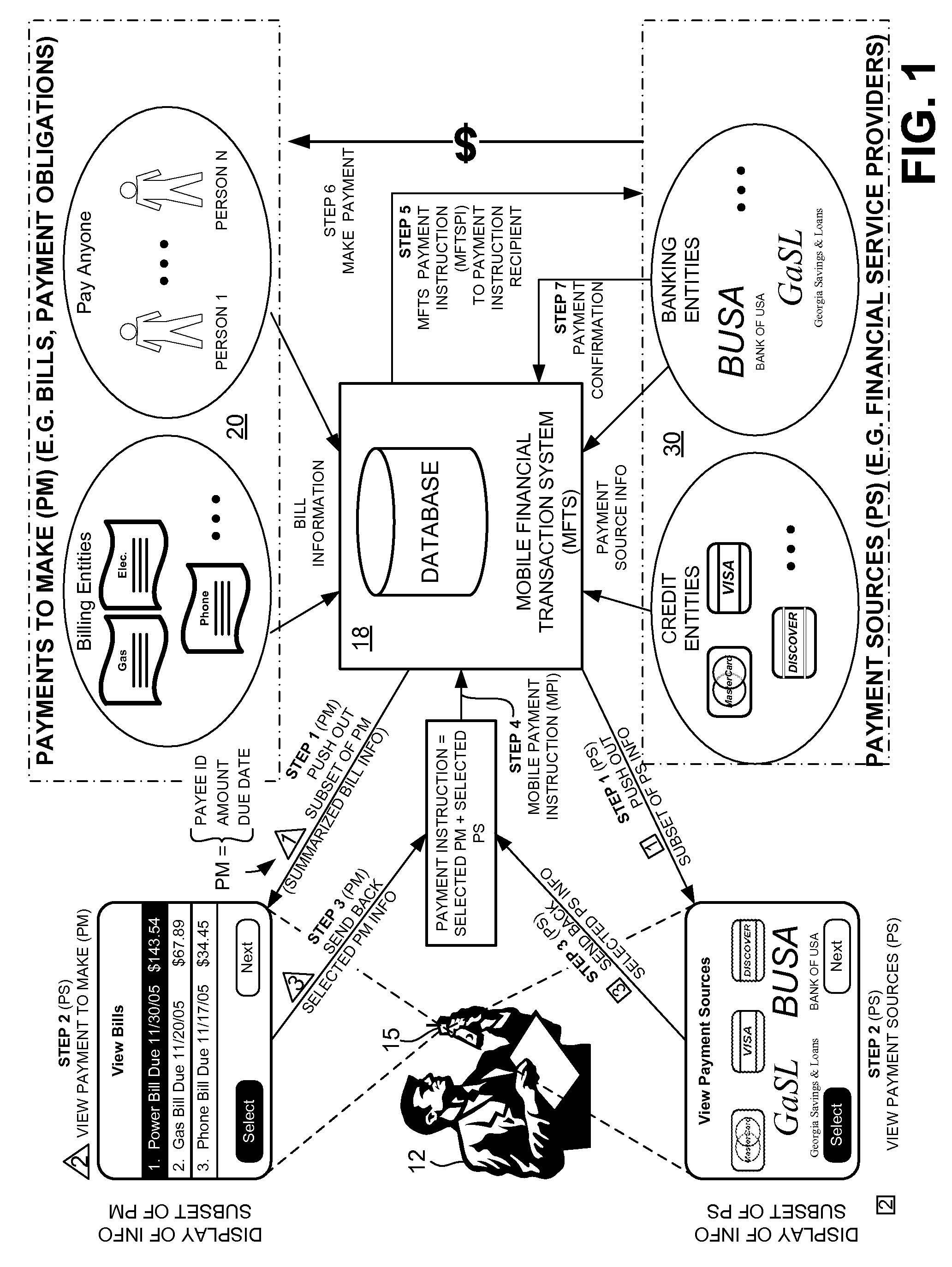 Methods and Systems For Making a Payment Via a Paper Check in a Mobile Environment