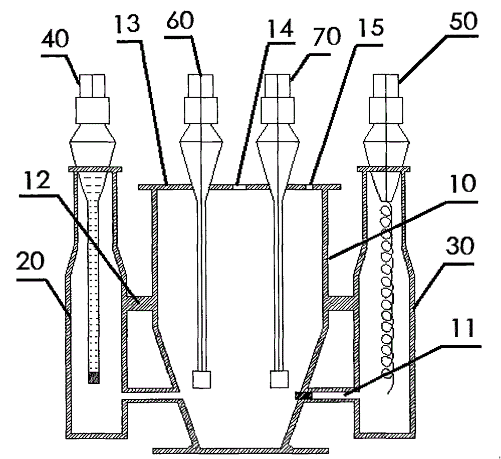 Electrolytic cell for microcoulometric determination of total sulfur content