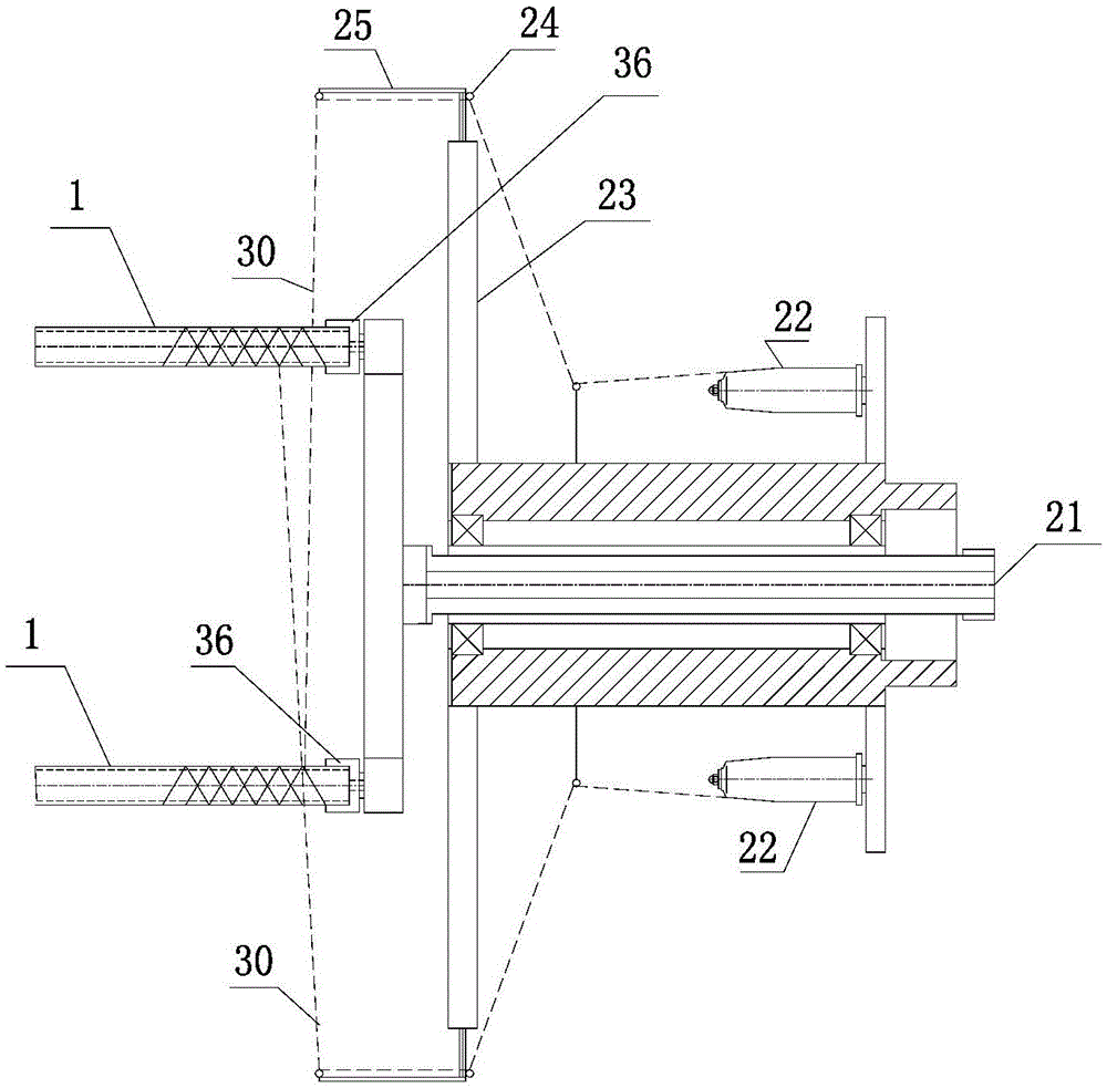 Method for making non-woven mesh composite non-woven fabric with rotary weft laying method