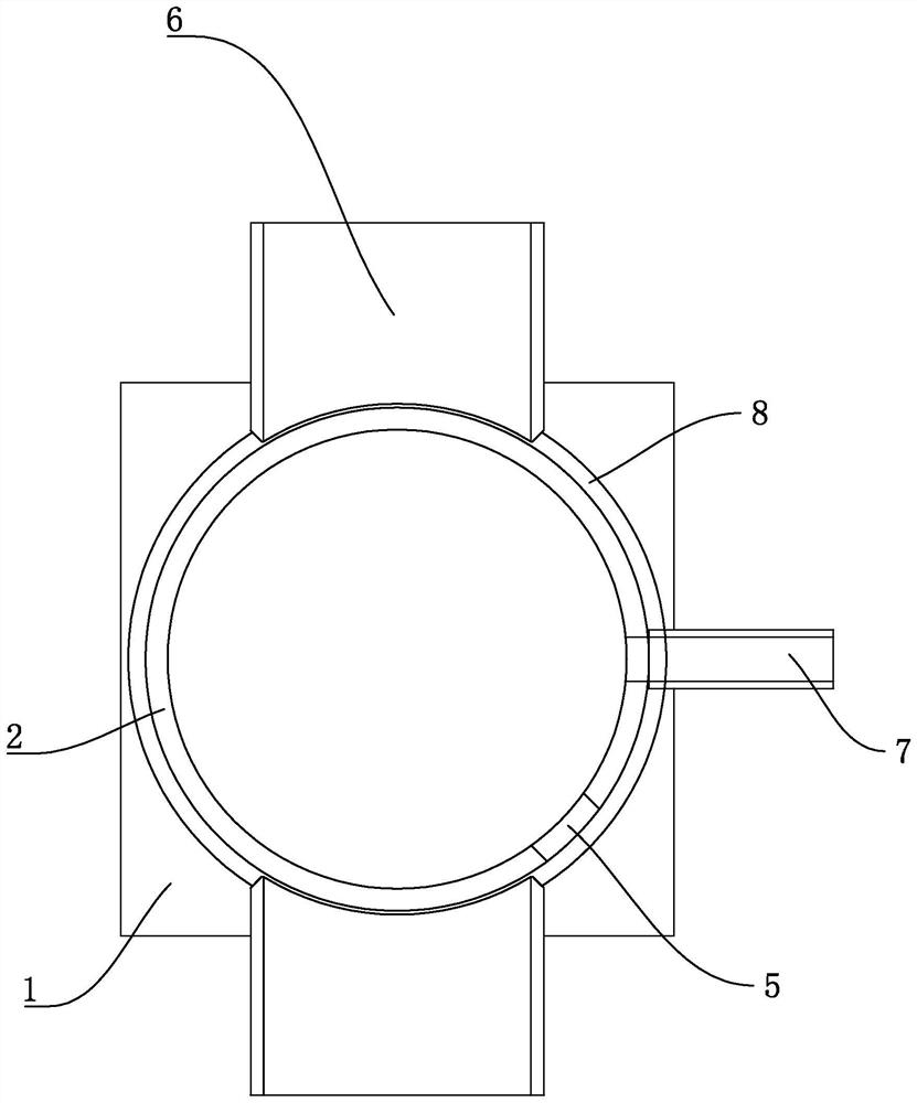 Downcomer bottom inspection device