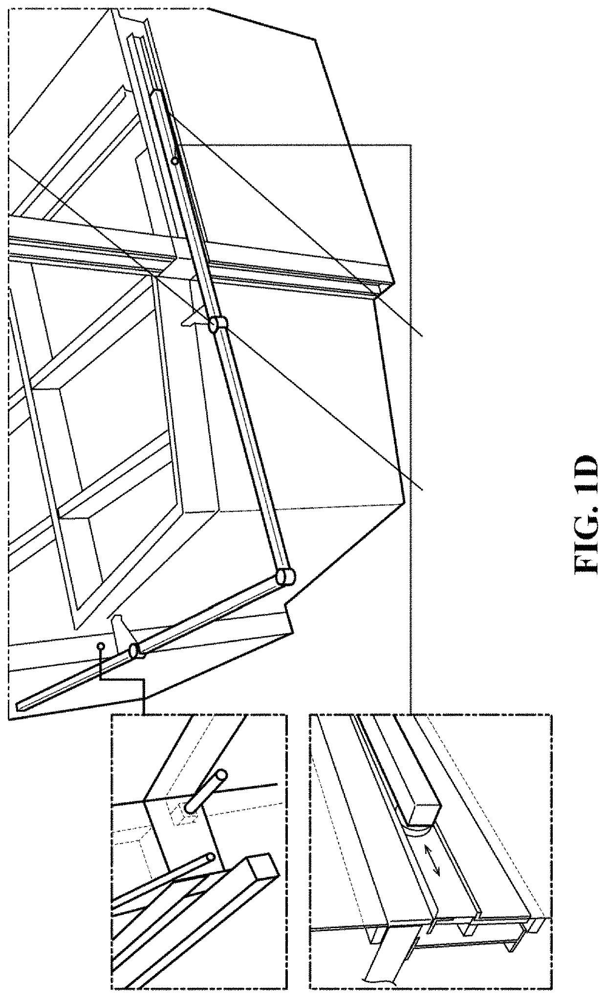 Adjustable cladding for mitigating wind-induced vibration of high-rise structures