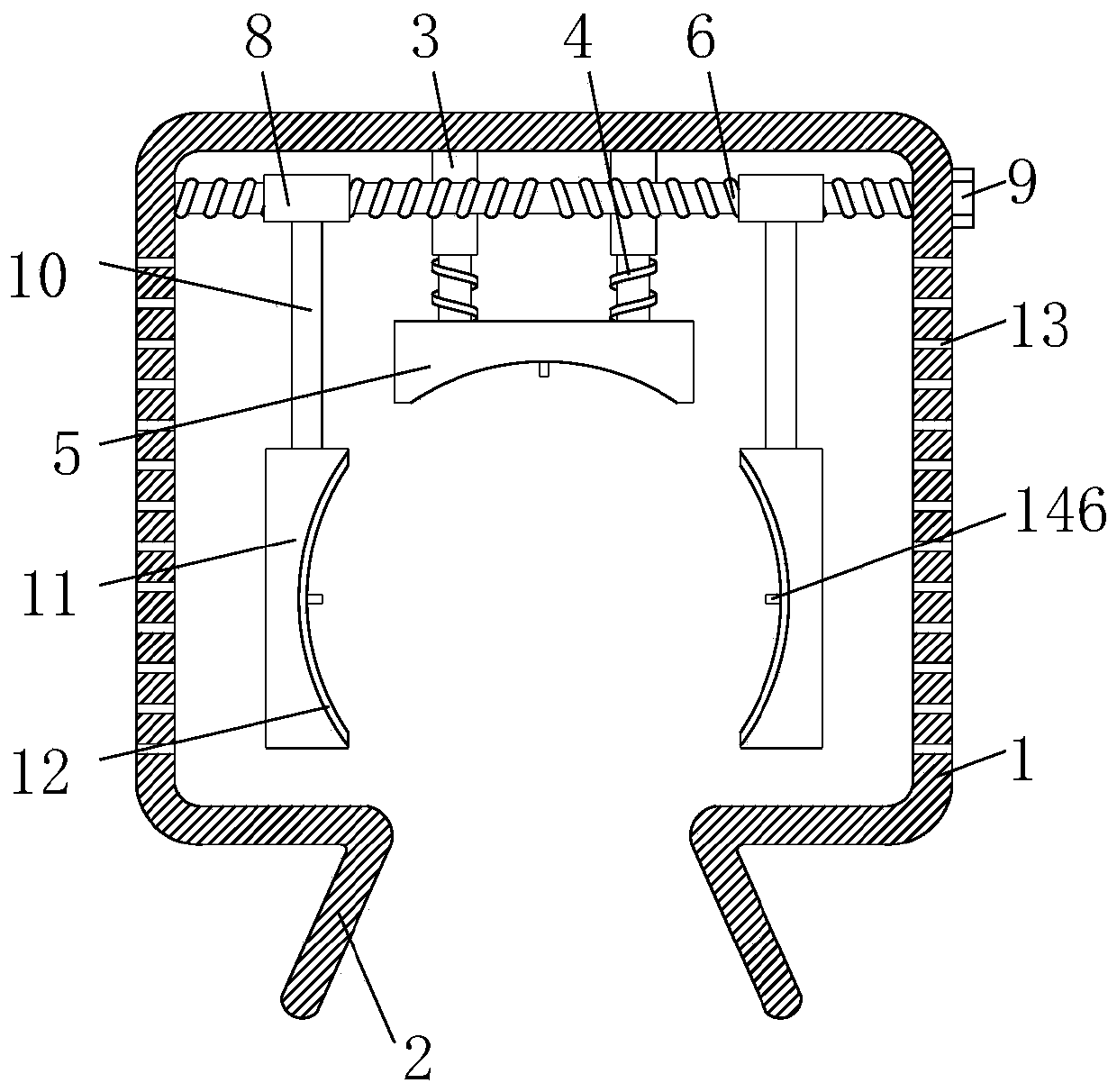 Combined assembly type high-voltage live-line work comprehensive shielding device and using method thereof