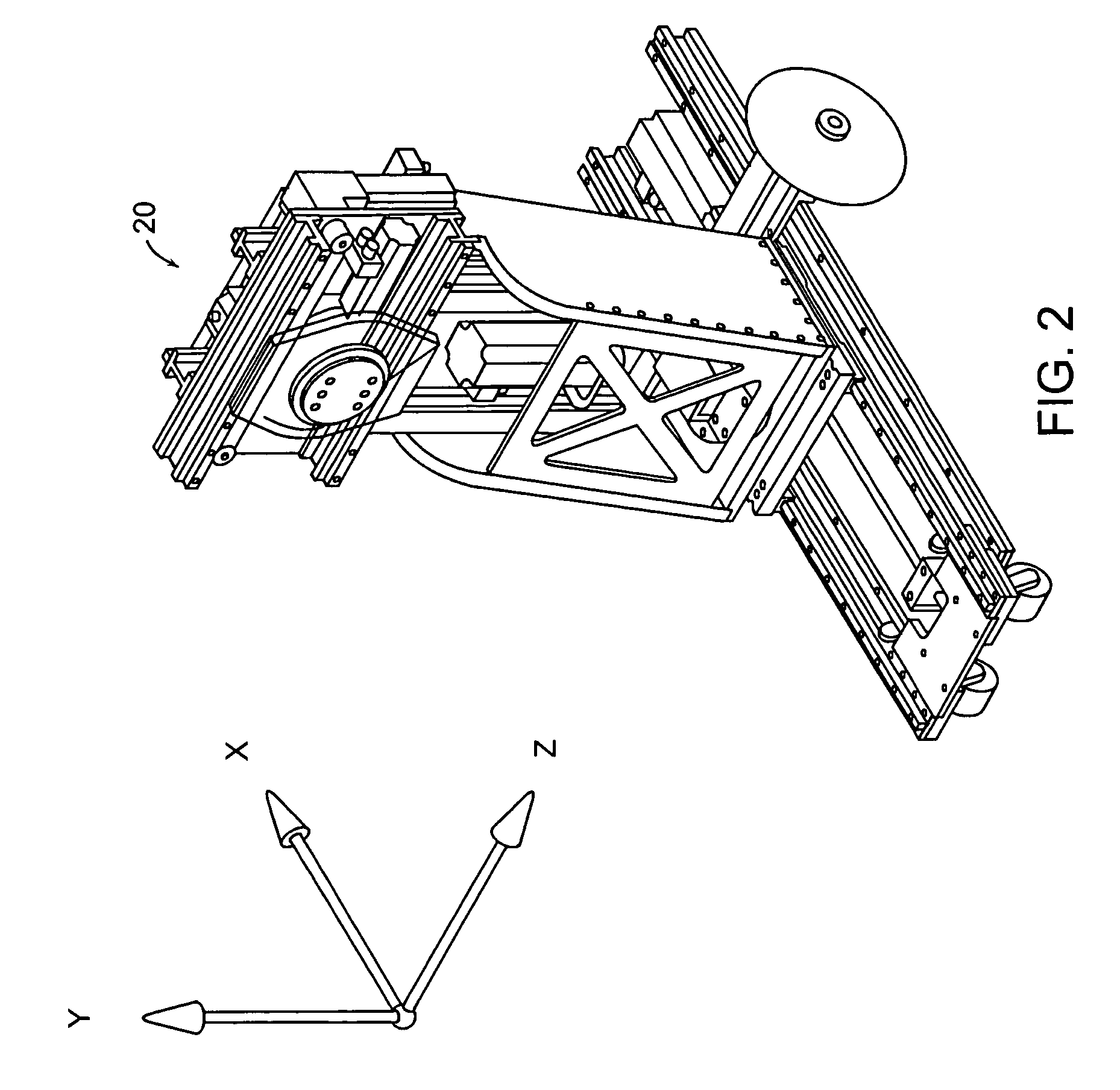 Gantry positioning apparatus for X-ray imaging