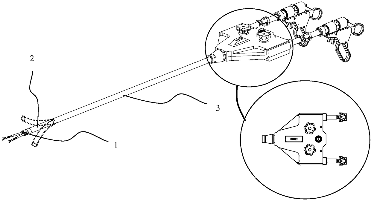 A natural orifice minimally invasive surgery controller with locking function