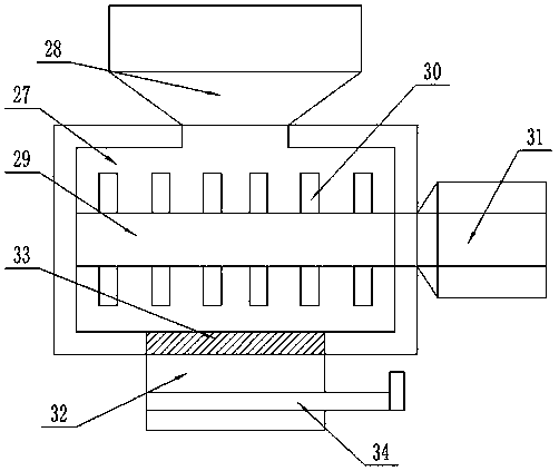 Electric power material disassembling device