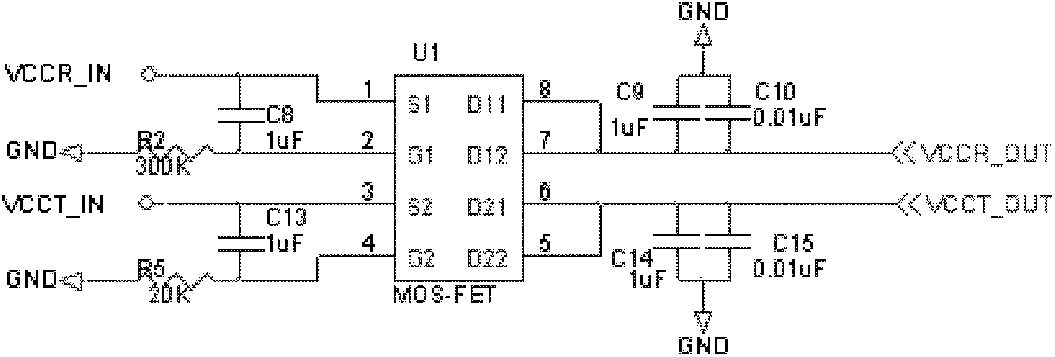 SFP (Small Form-Factor Pluggable Transceiver) optical module electrifying circuit