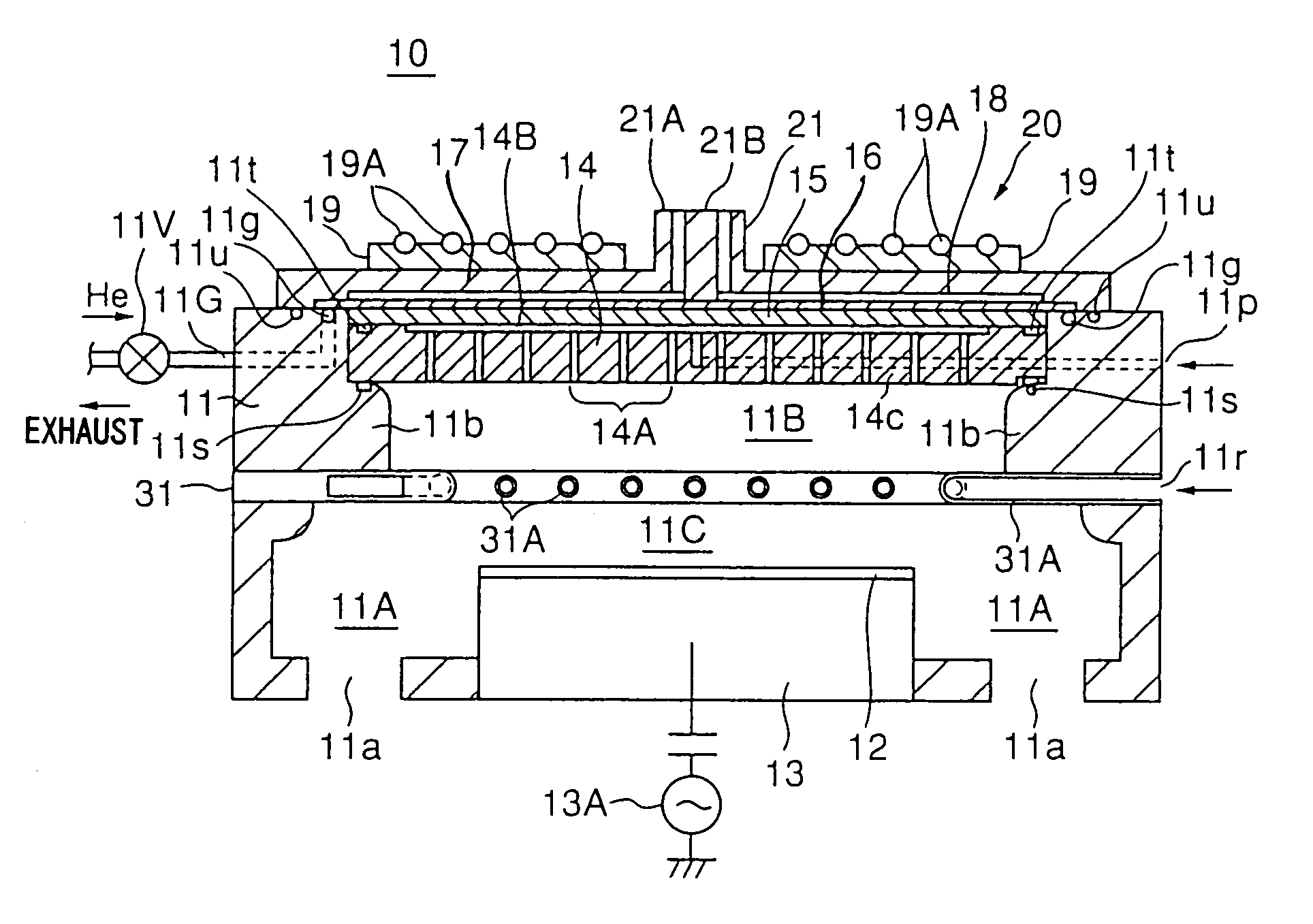 Device and method for plasma processing, and slow-wave plate