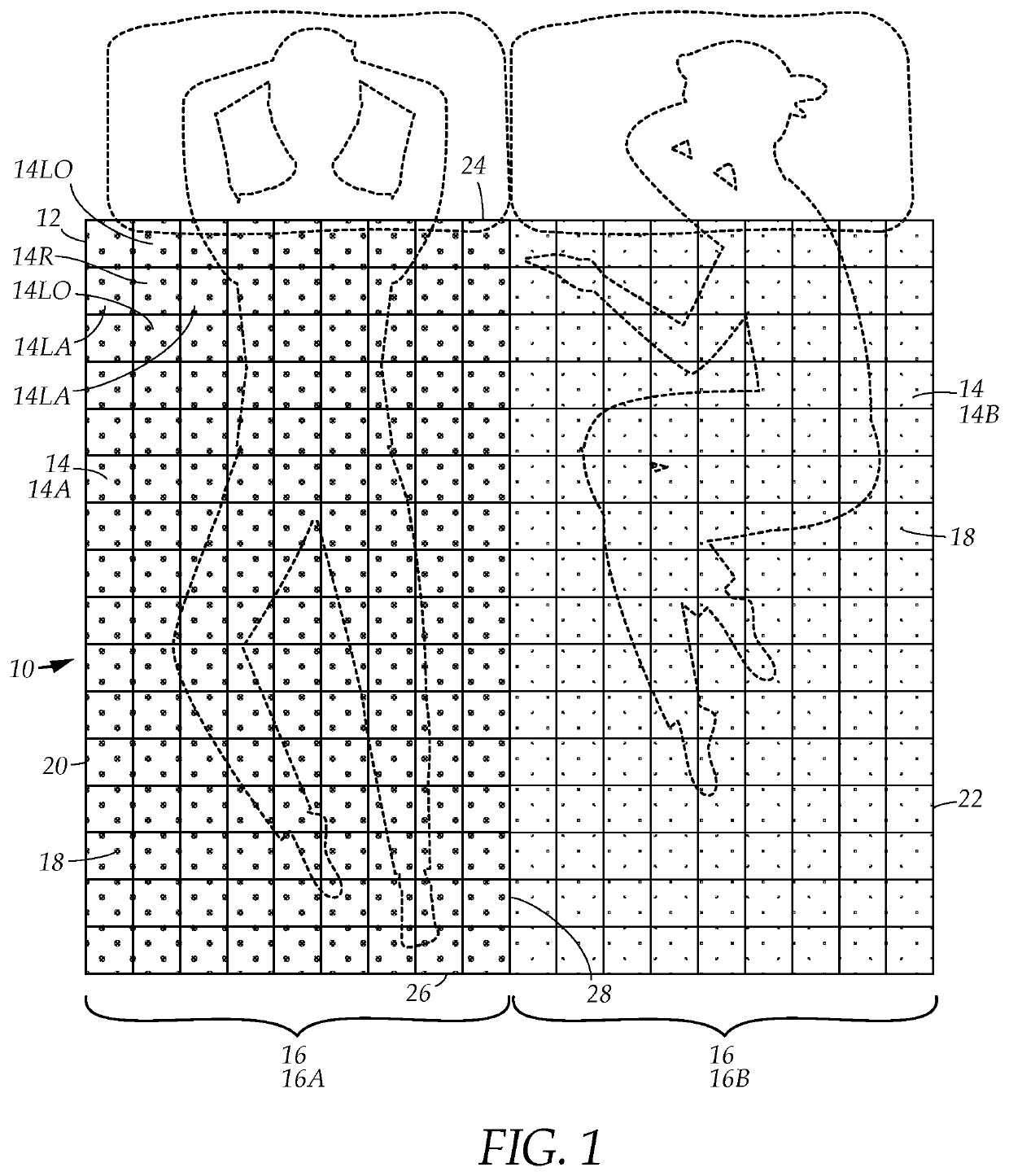 Variable pressure blanket