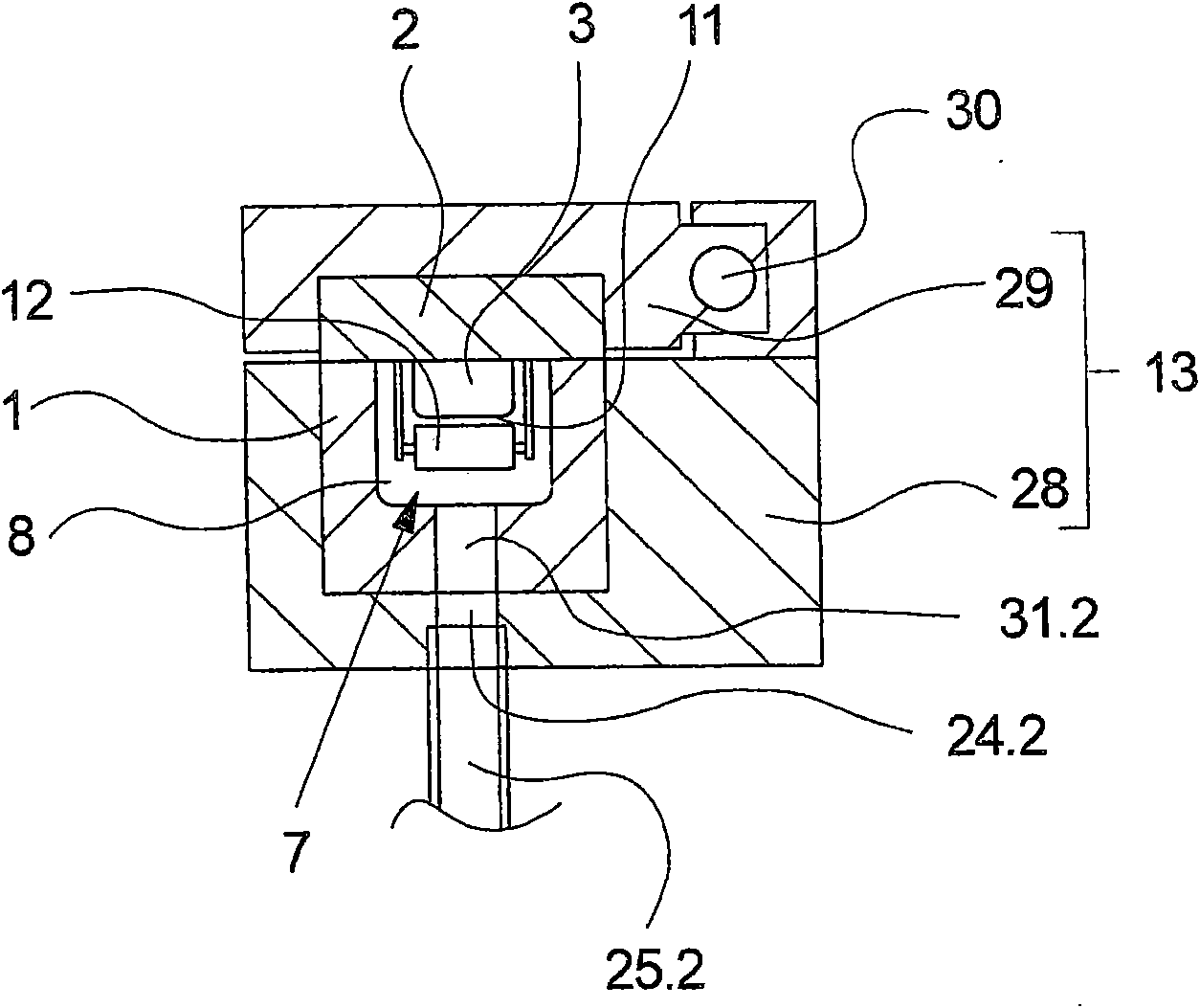 Apparatus for treating a multifilament thread