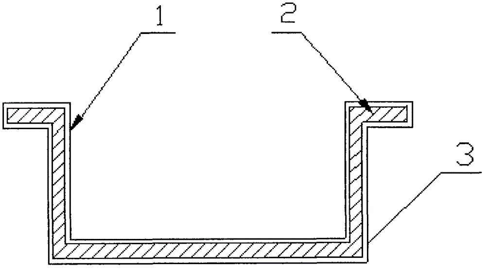 Structure of novel durable sealing plastic basin