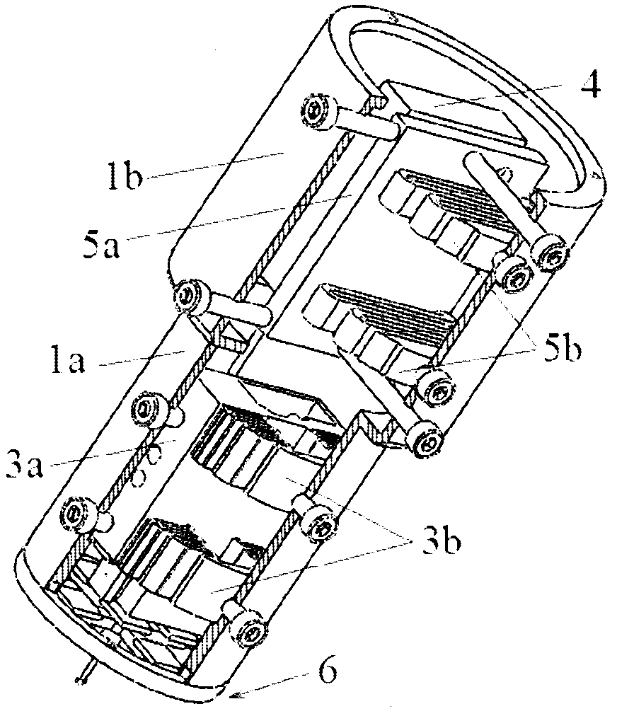 Elastic measuring head in three-dimensional micro-nano contact scanning probe