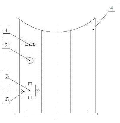Oil conservator structure of transformer