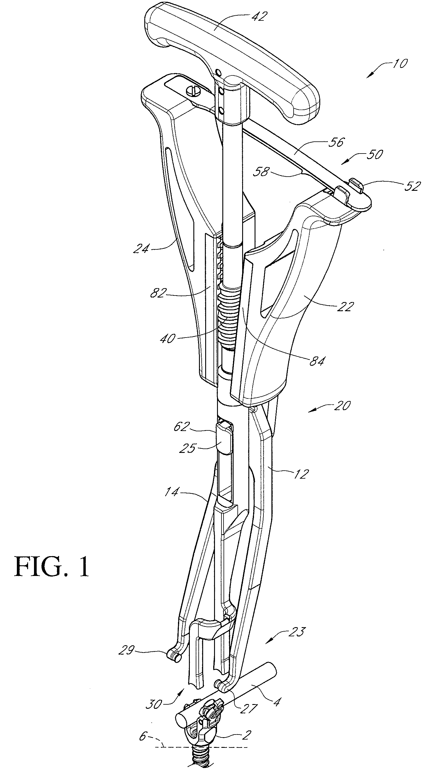 Rod reducer instrument for spinal surgery