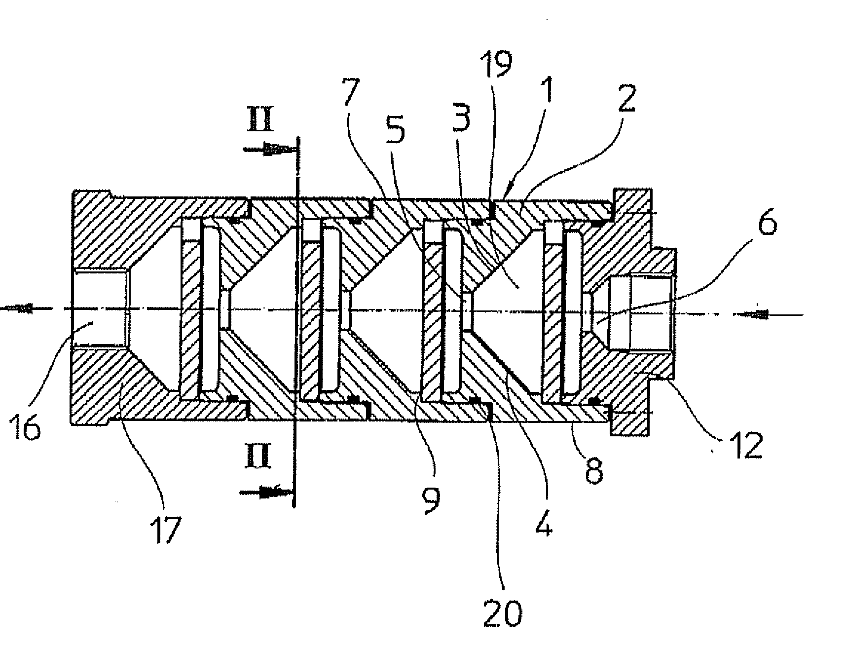 Static mixing element and method of mixing a drilling liquid