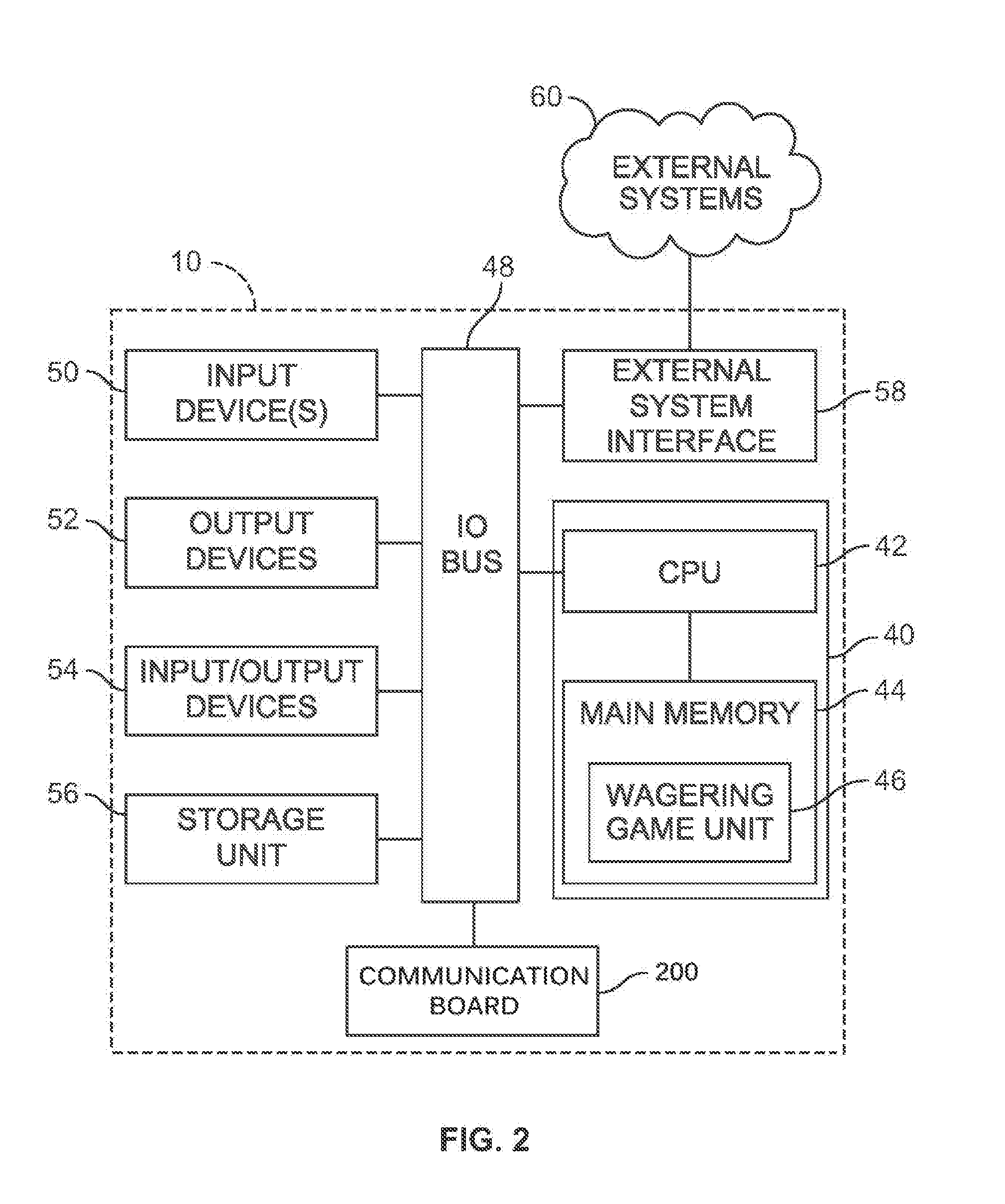 System and method for selective power and secure communications via an electronic gaming machine interface