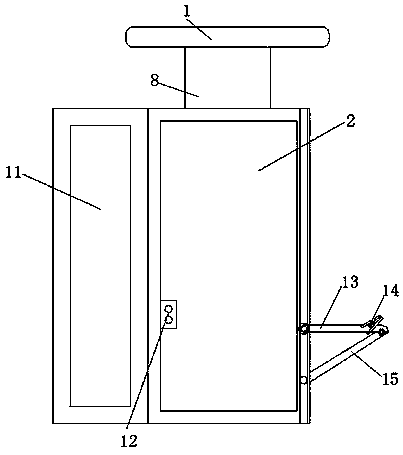 Novel multifunctional newspaper kiosk