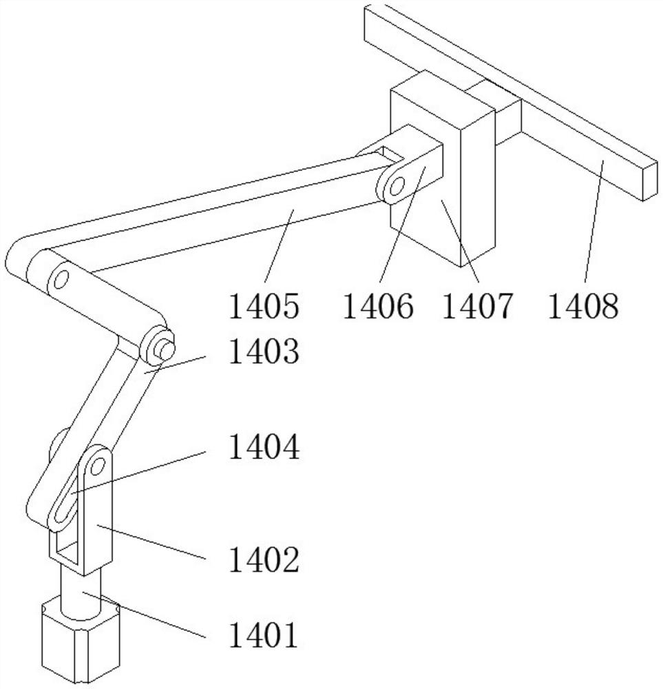 Labeling machine with regular discharging assembly