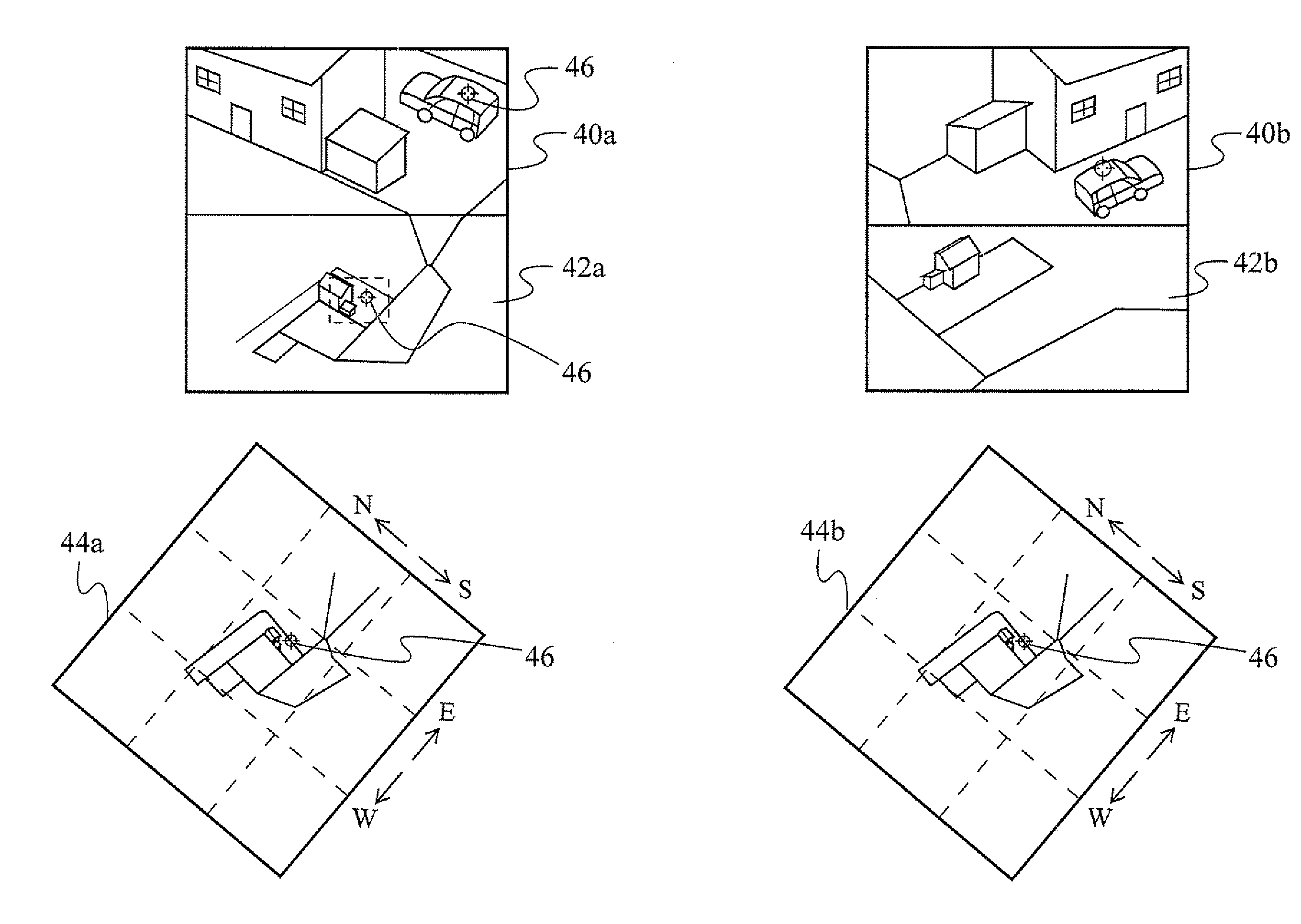 Methods and system for communication and displaying points-of-interest