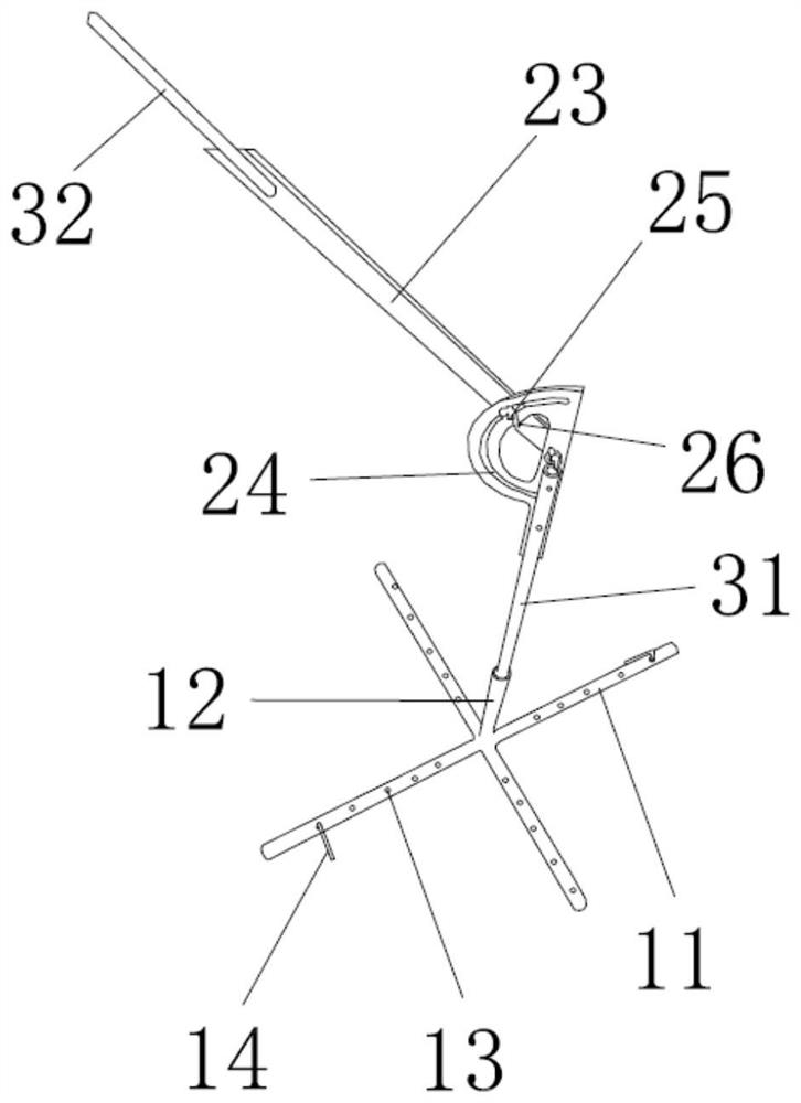 Folded pipe length measuring device and using method thereof
