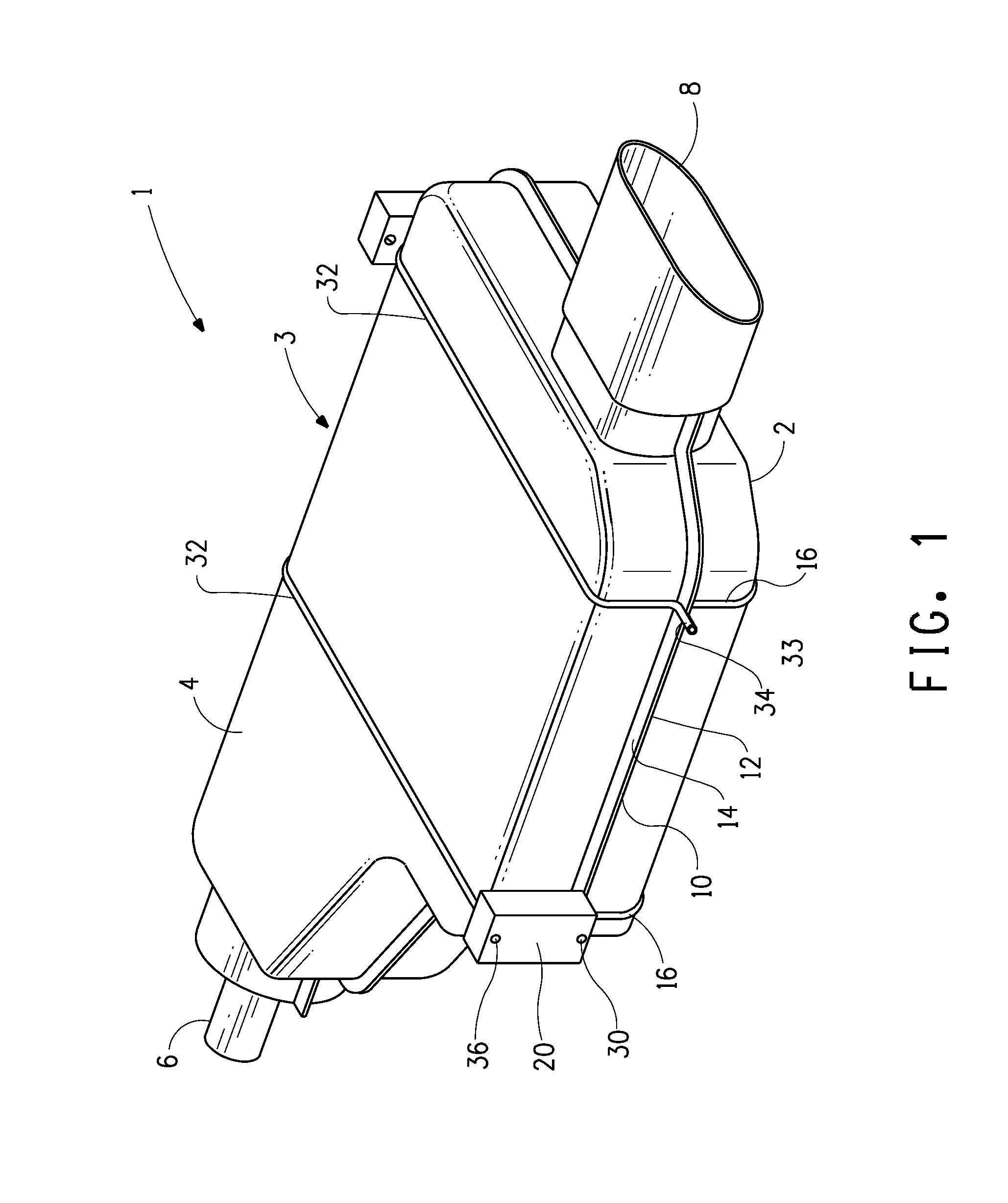 Muffler assembly and method of making