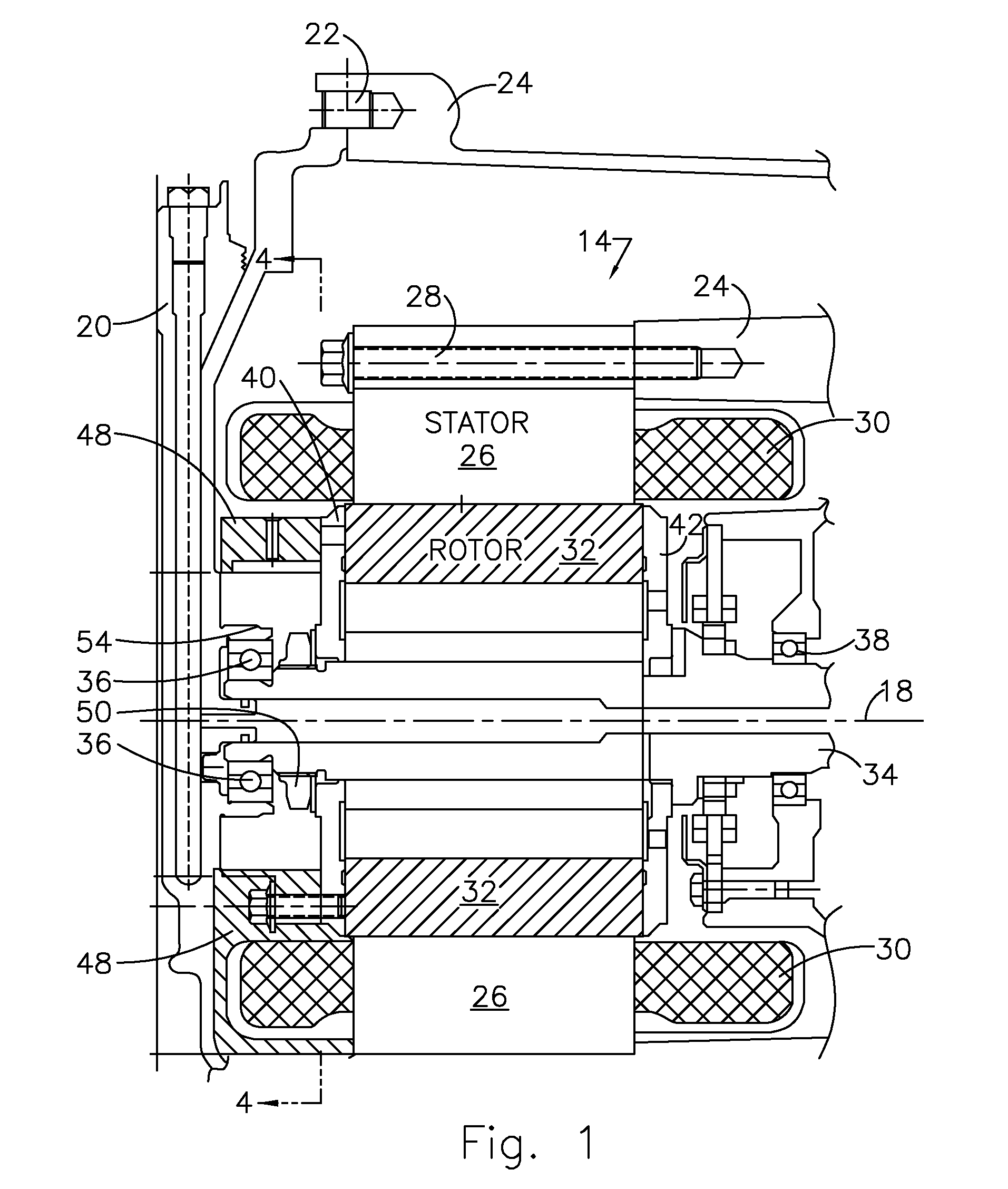 Electromagnetically actuated axial one-way clutch