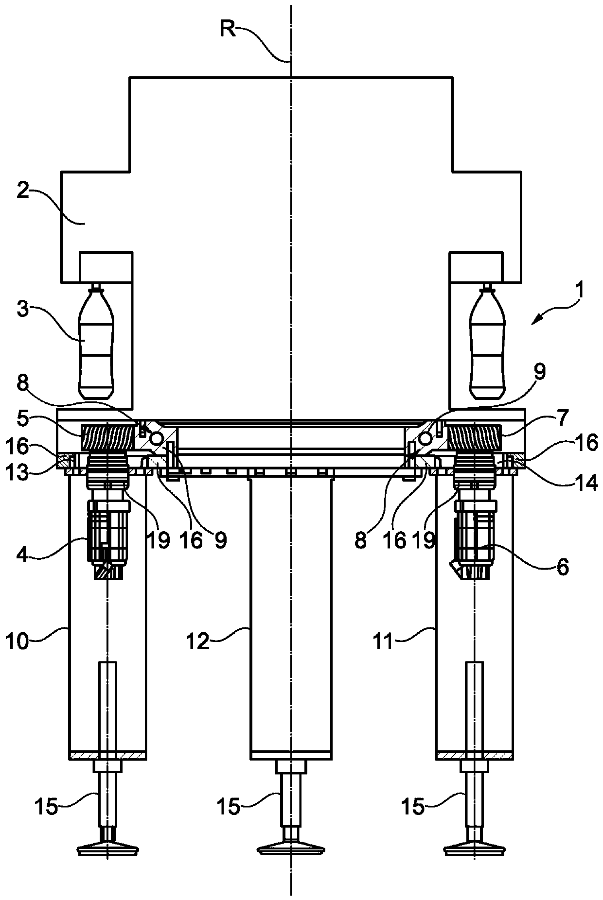 Container treatment machine and method for operating a container treatment machine