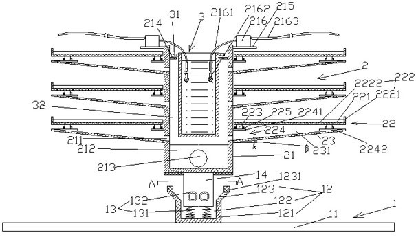 An integrated anti-seismic transfer box