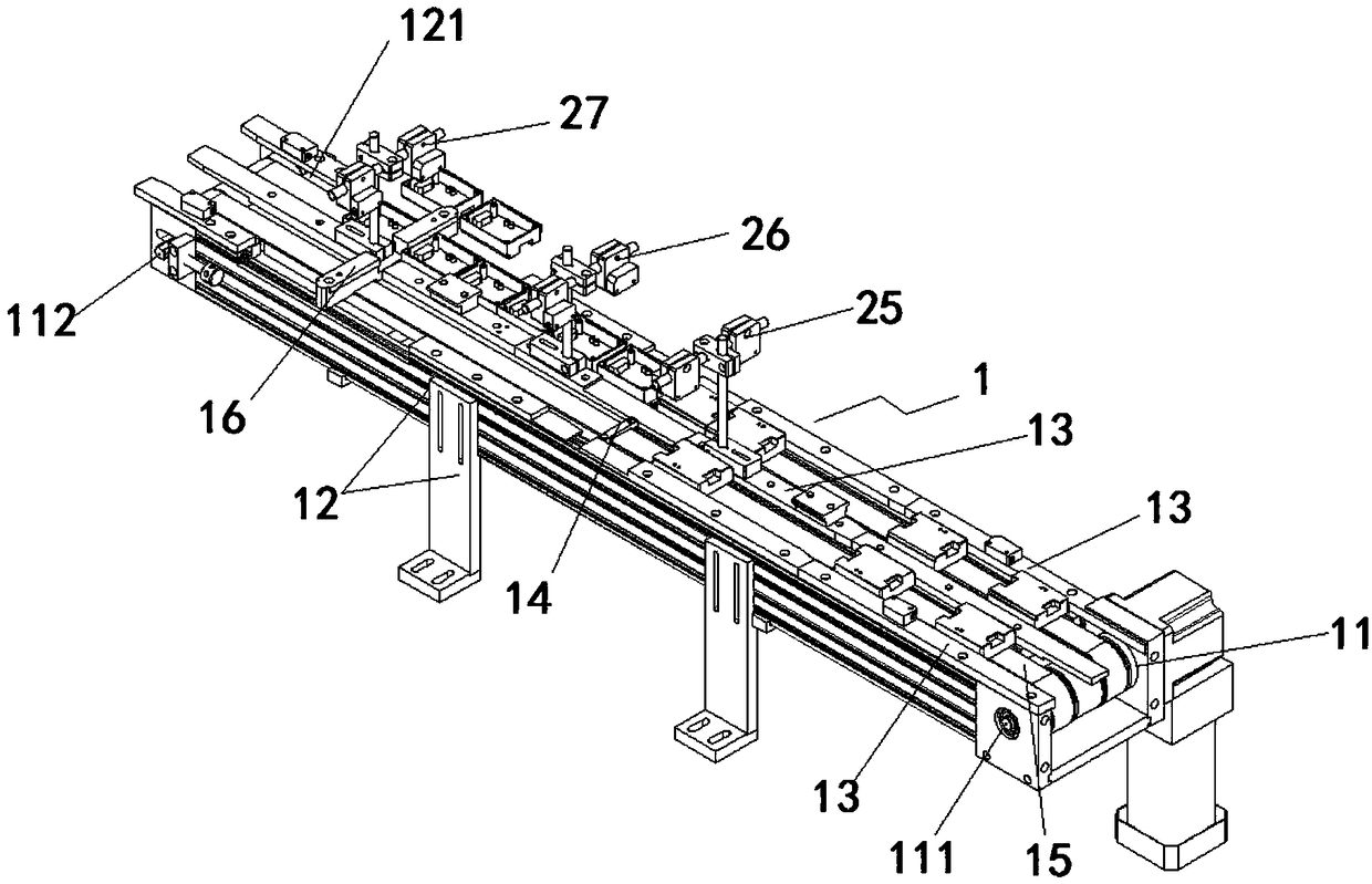 An automatic assembly system for the light guide column of the electric energy meter carrier box