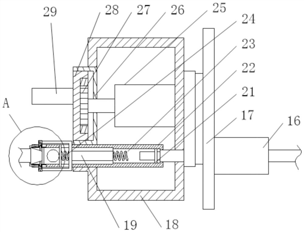 Mechanical arm for hydrogen filling of hydrogen energy automobile