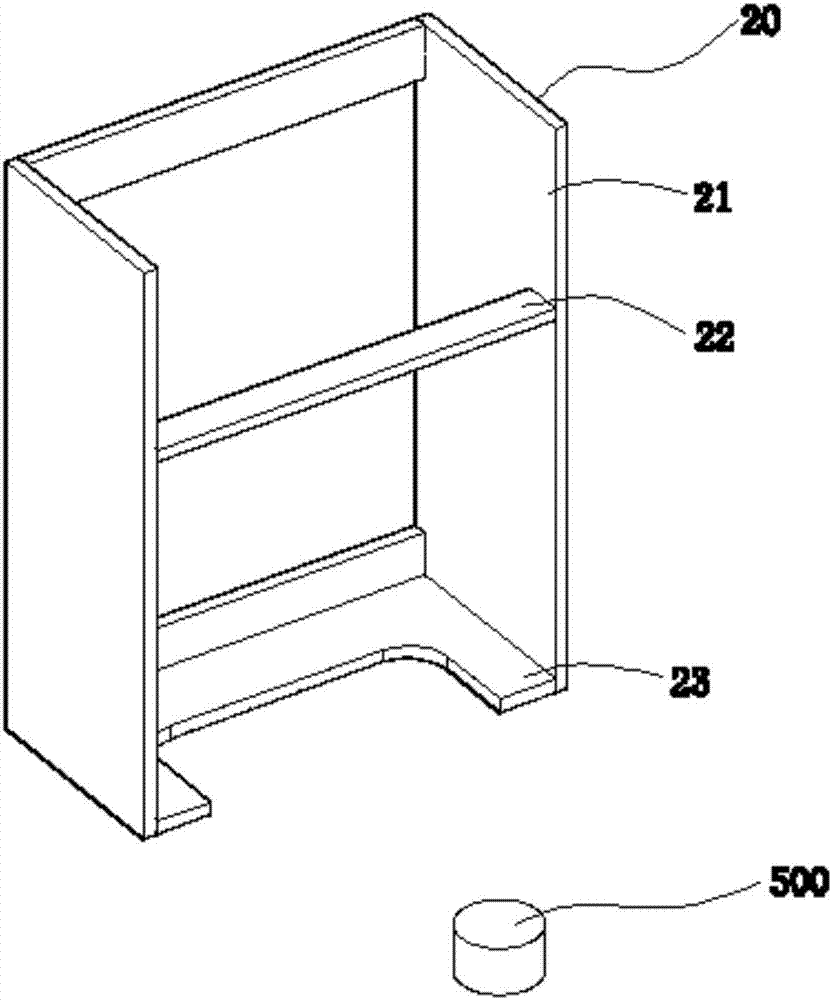 Concealed-installation closestool cabinet and assembling method thereof