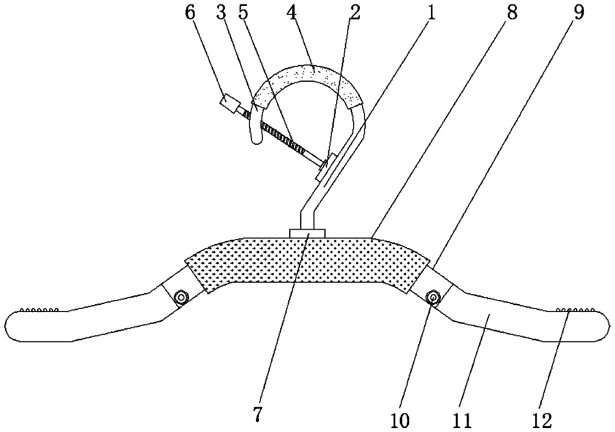 Anti-ultraviolet environment-friendly clothes hanger and preparation method thereof