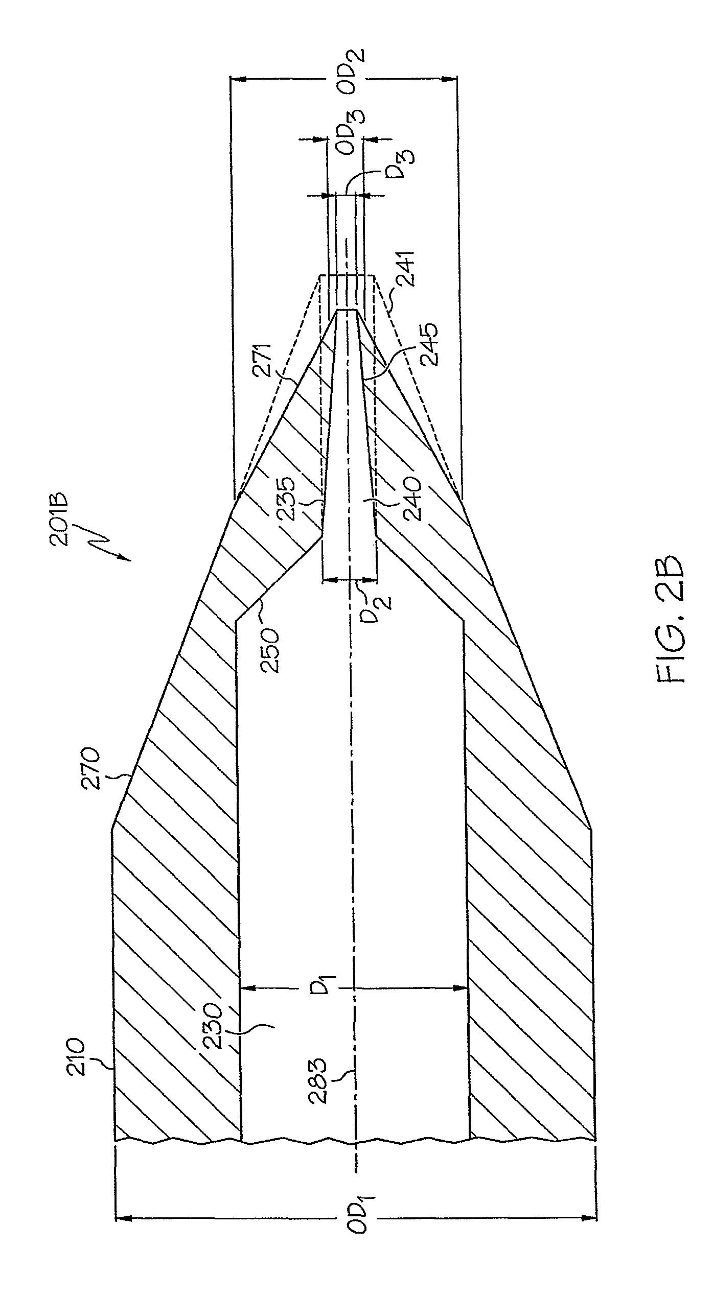 Material dispense tips and methods for manufacturing the same