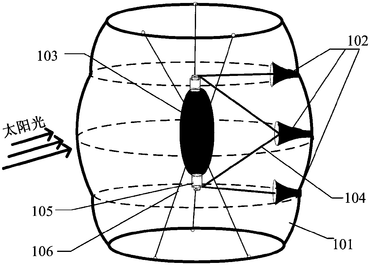 A space solar power station