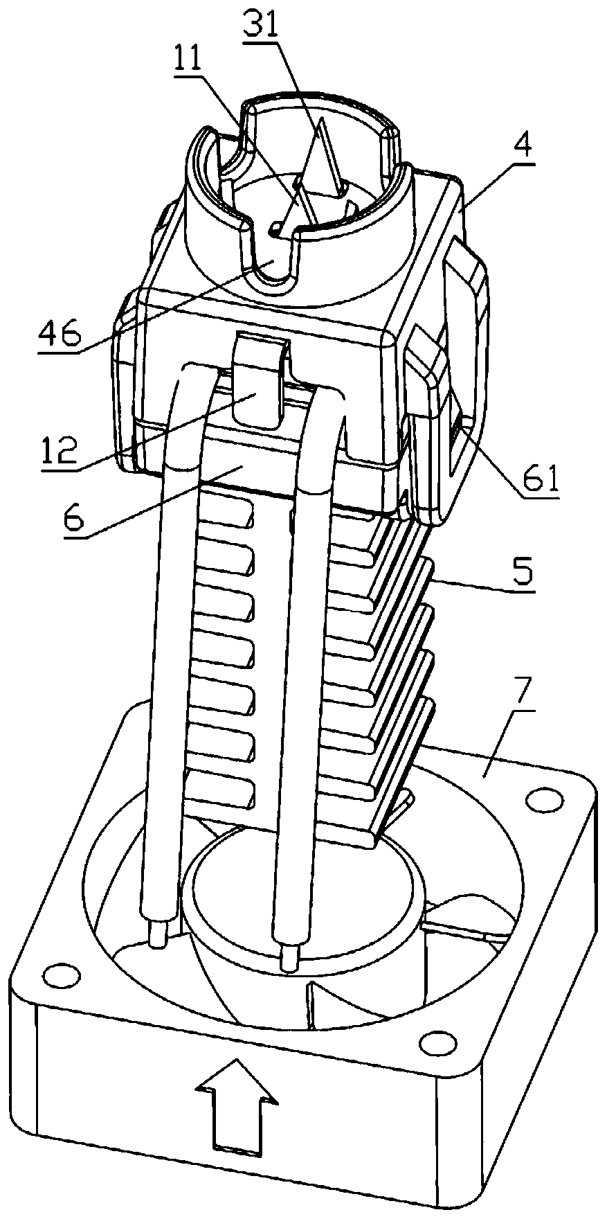 Moisture-rich negative ion generation device