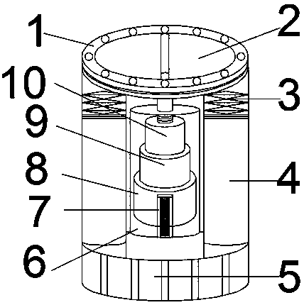 Water quantity adjustable type water falling device