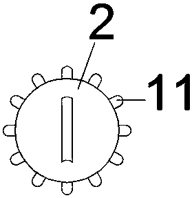 Water quantity adjustable type water falling device