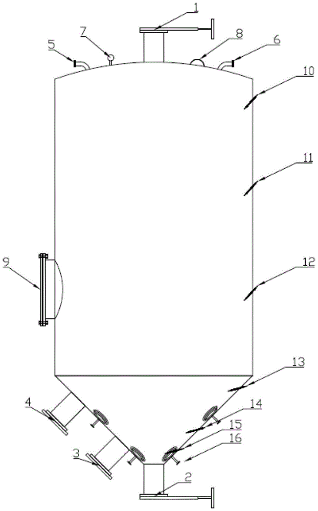 A material vacuum conveying system and its application method