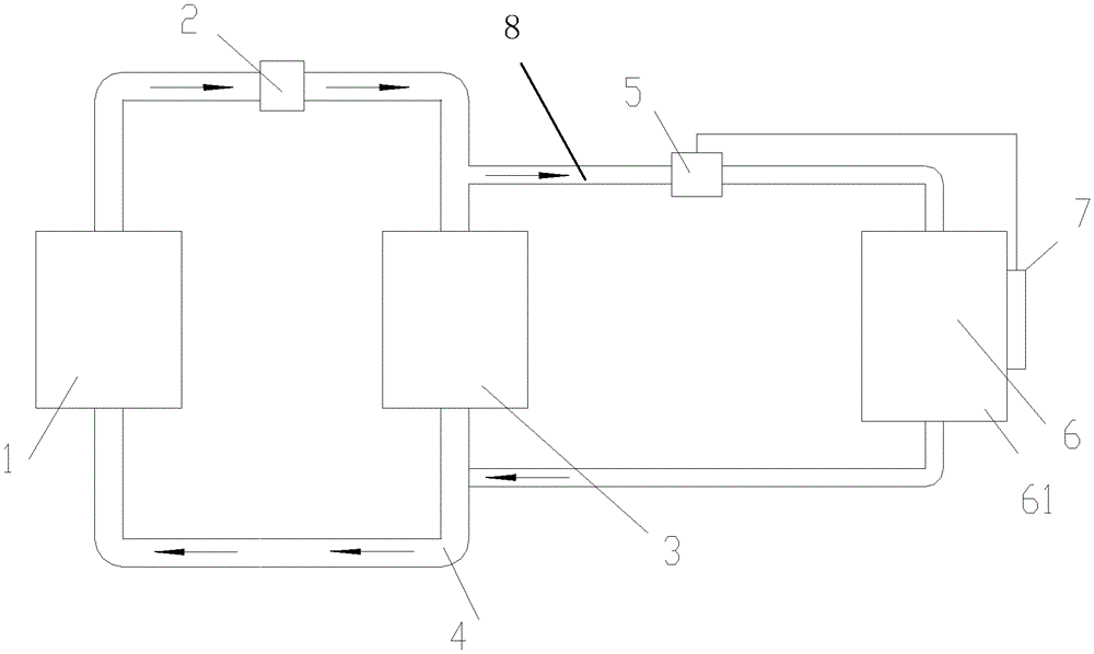 Control method of water-cooled chiller and water-cooled chiller