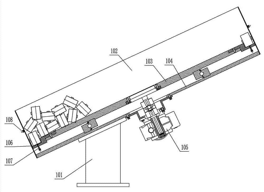 Centrifugal cover settling device